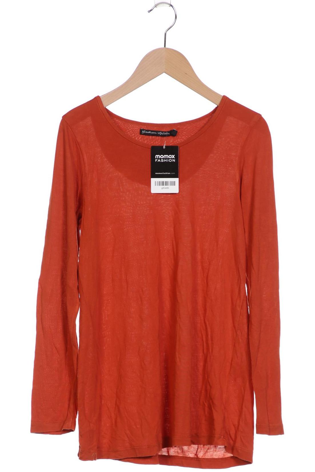 

Gudrun Sjödén Damen Langarmshirt, orange, Gr. 36