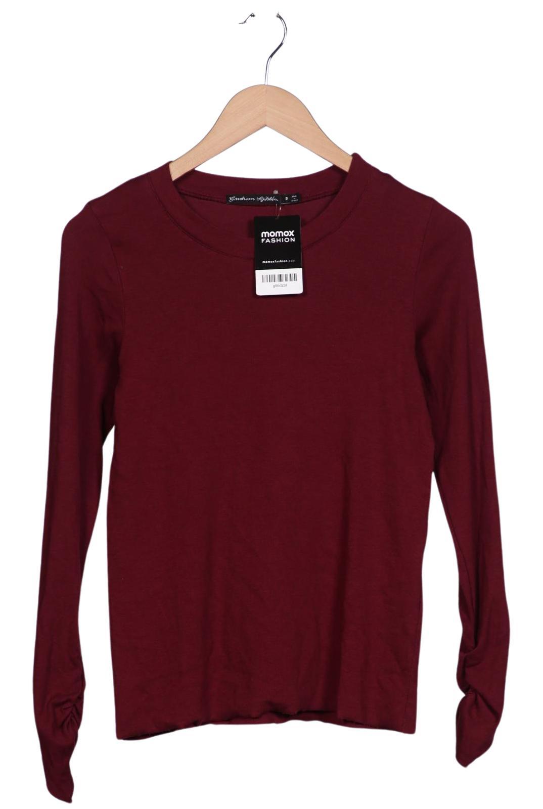 

Gudrun Sjödén Damen Langarmshirt, bordeaux, Gr. 36