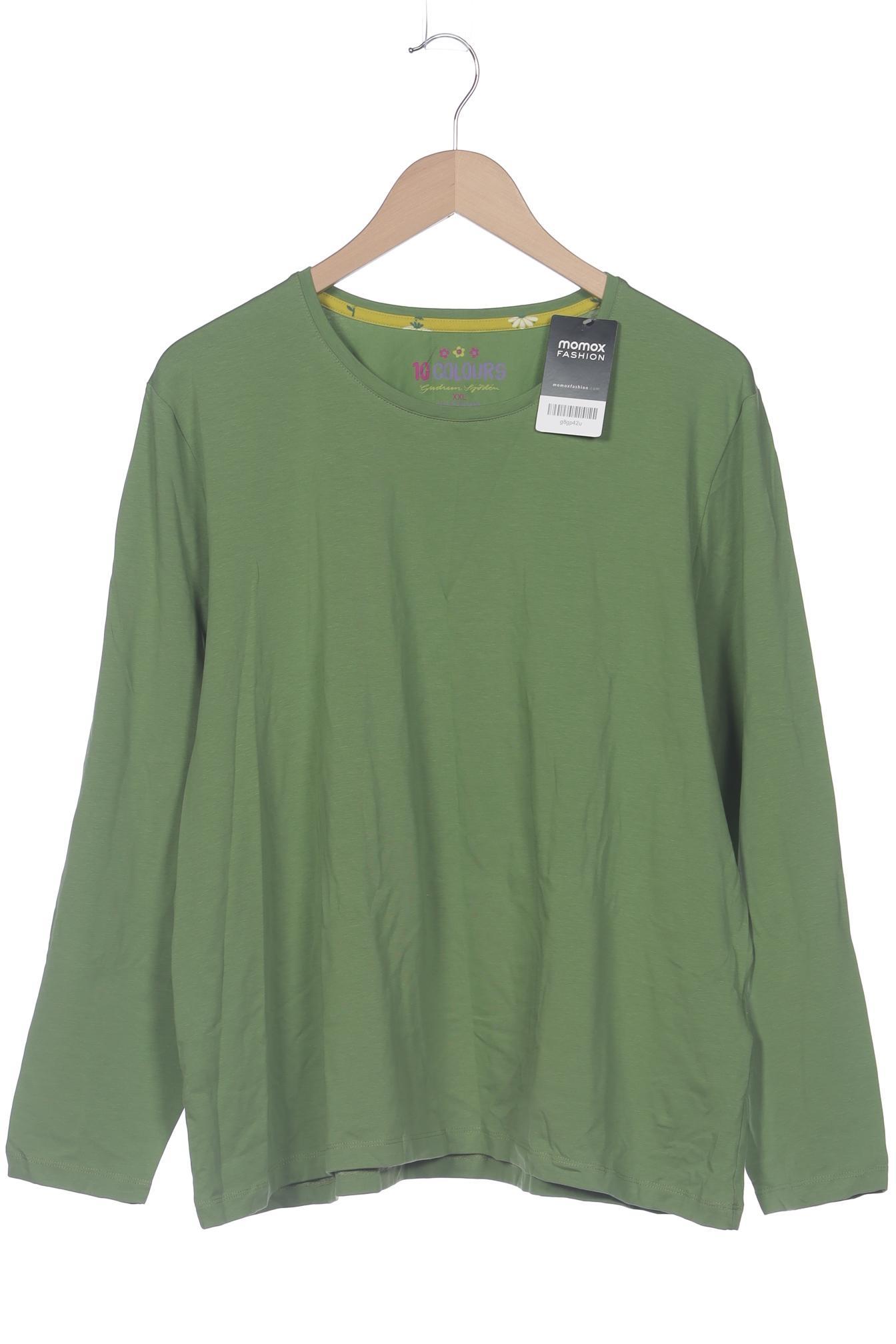 

Gudrun Sjödén Damen Langarmshirt, grün, Gr. 46