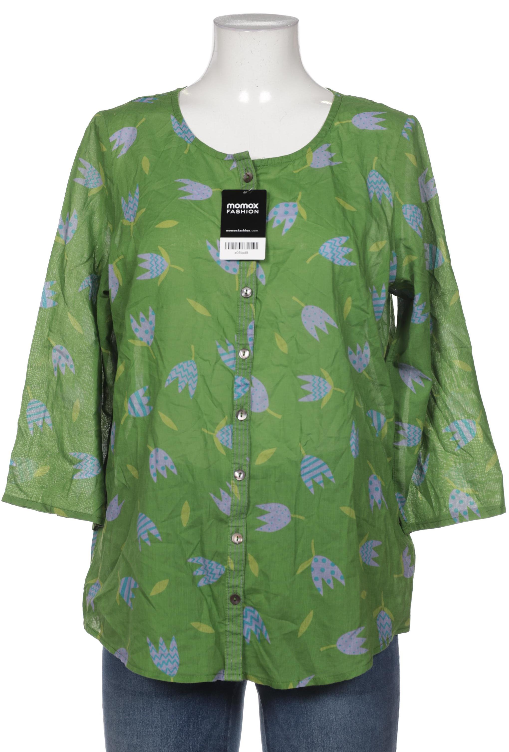 

Gudrun Sjödén Damen Bluse, grün, Gr. 38