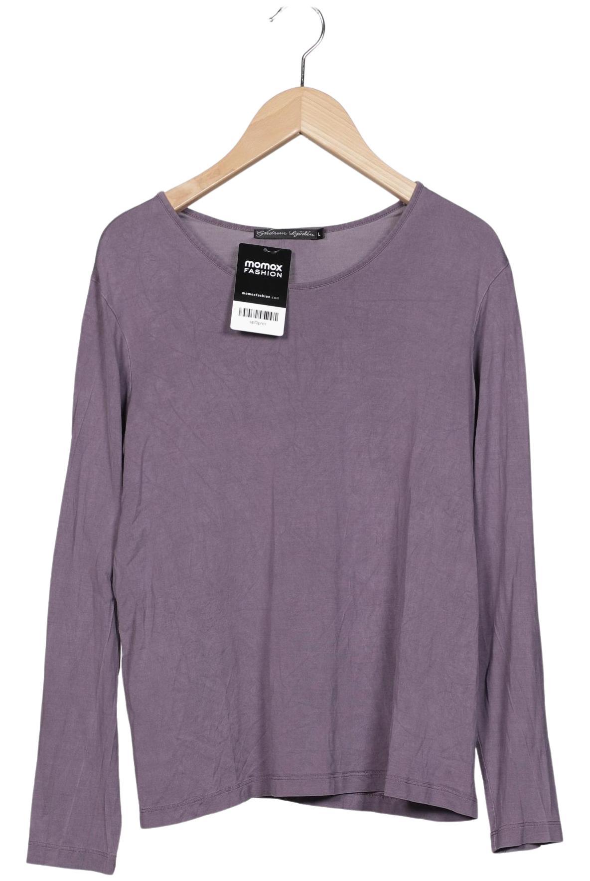 

Gudrun Sjödén Damen Langarmshirt, flieder, Gr. 42