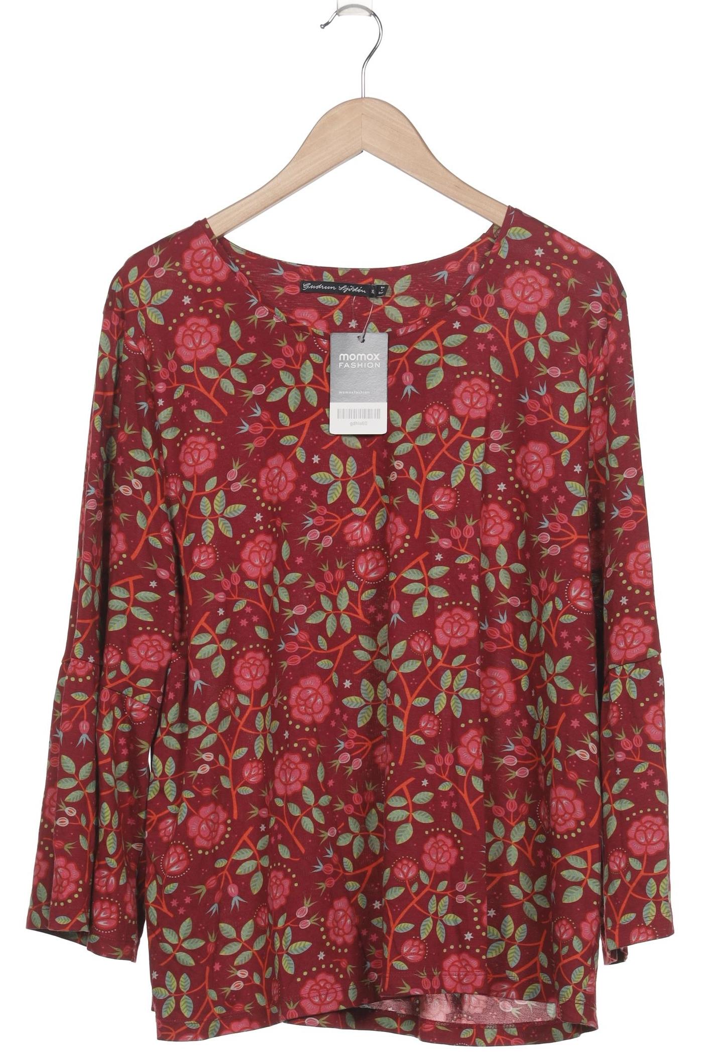 

Gudrun Sjödén Damen Langarmshirt, bordeaux, Gr. 44