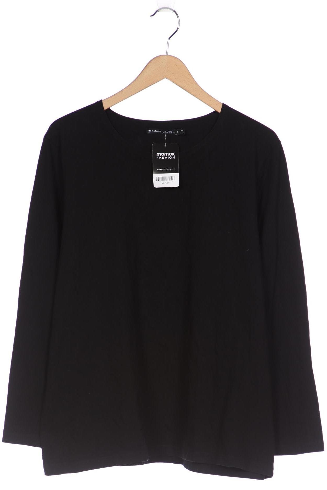 

Gudrun Sjödén Damen Langarmshirt, schwarz, Gr. 42
