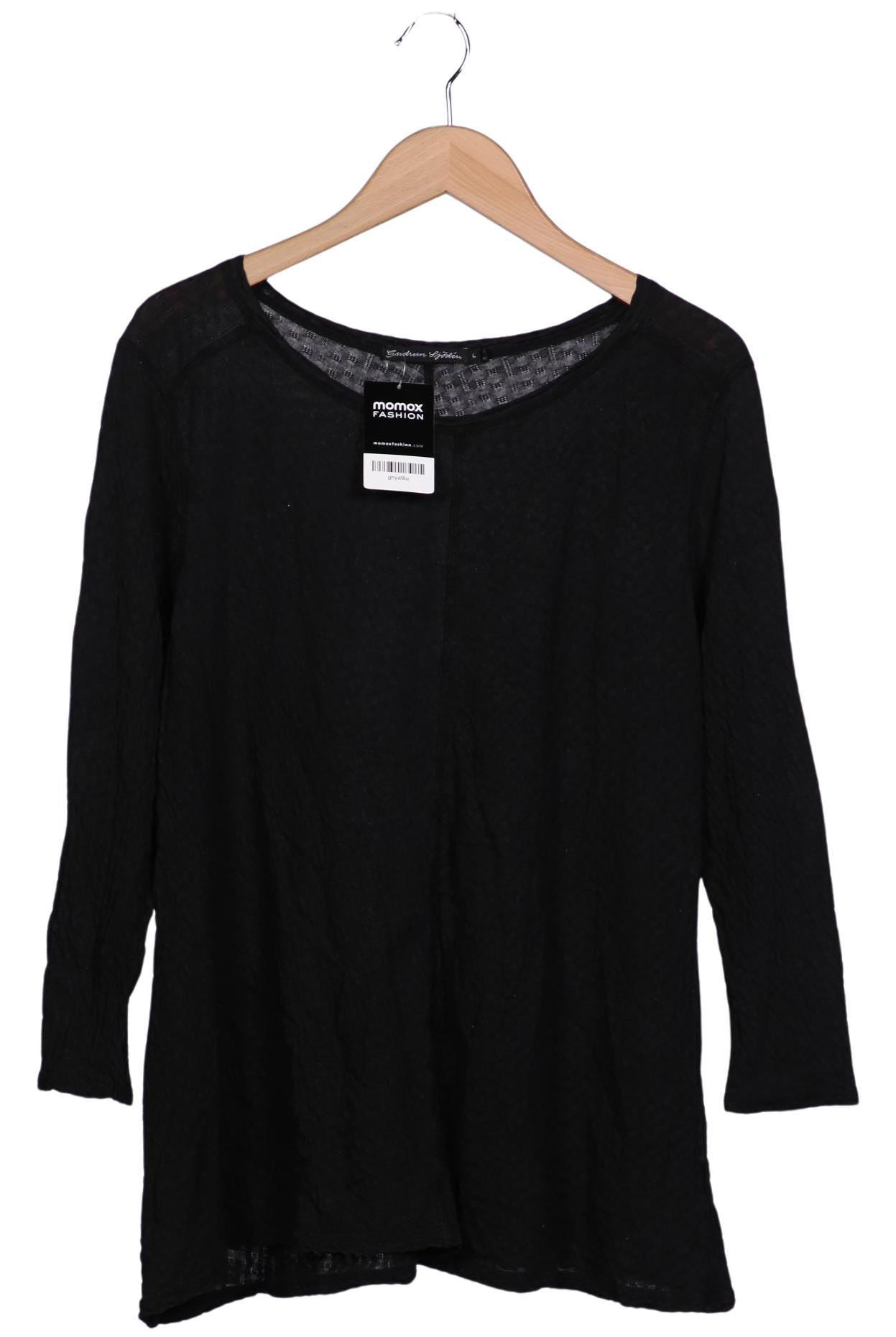 

Gudrun Sjödén Damen Langarmshirt, schwarz, Gr. 42