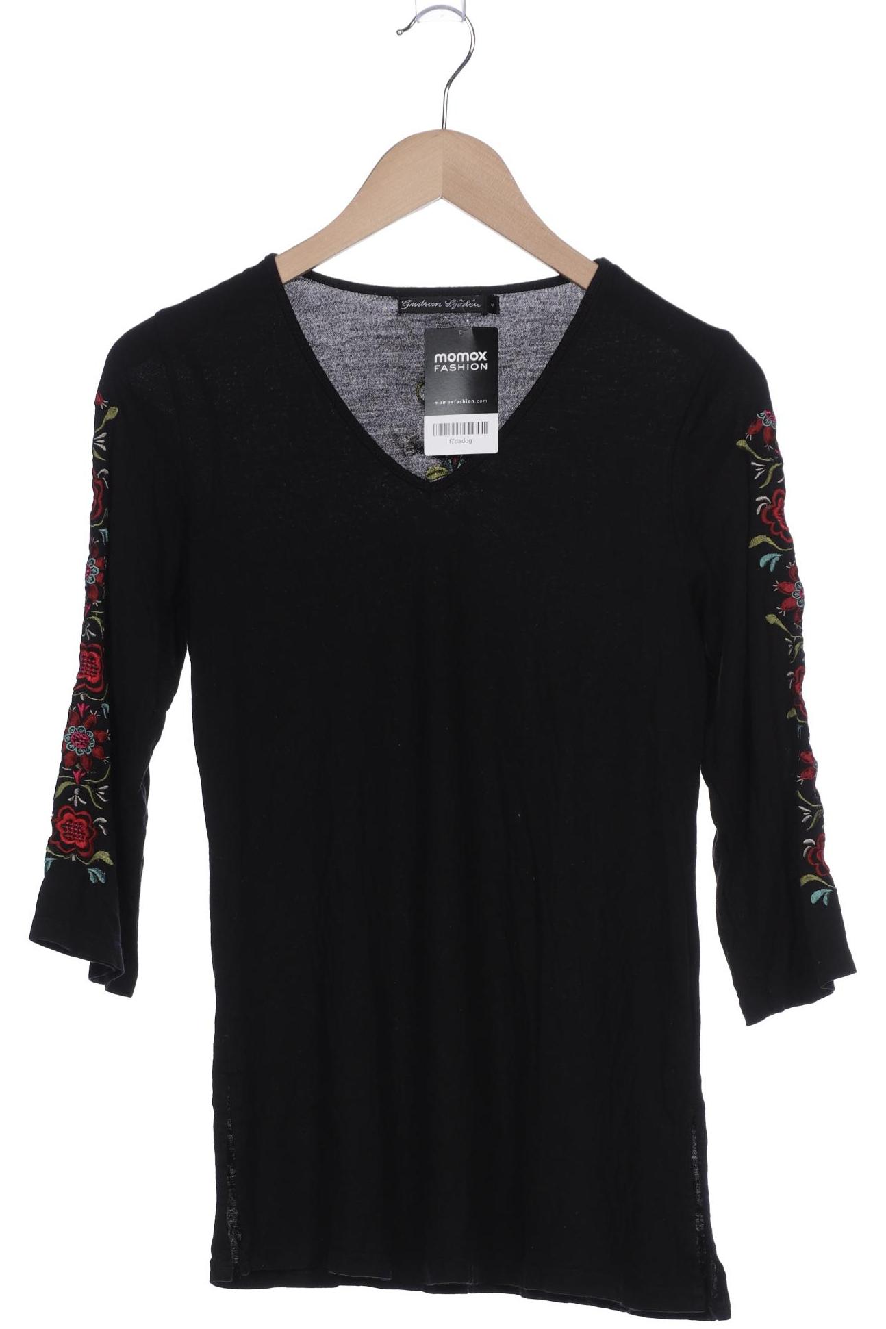 

Gudrun Sjödén Damen Langarmshirt, schwarz, Gr. 36