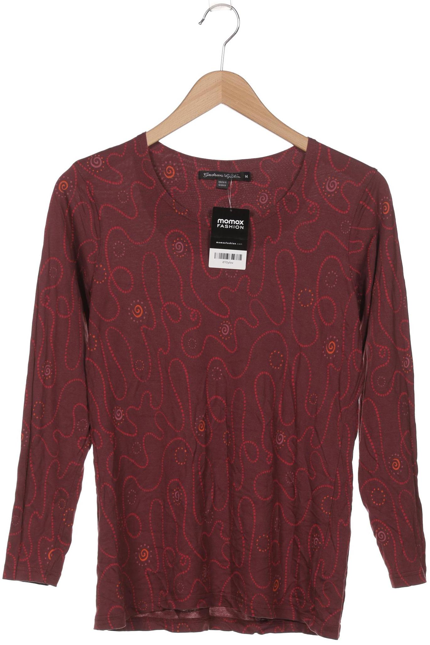 

Gudrun Sjödén Damen Langarmshirt, bordeaux, Gr. 38