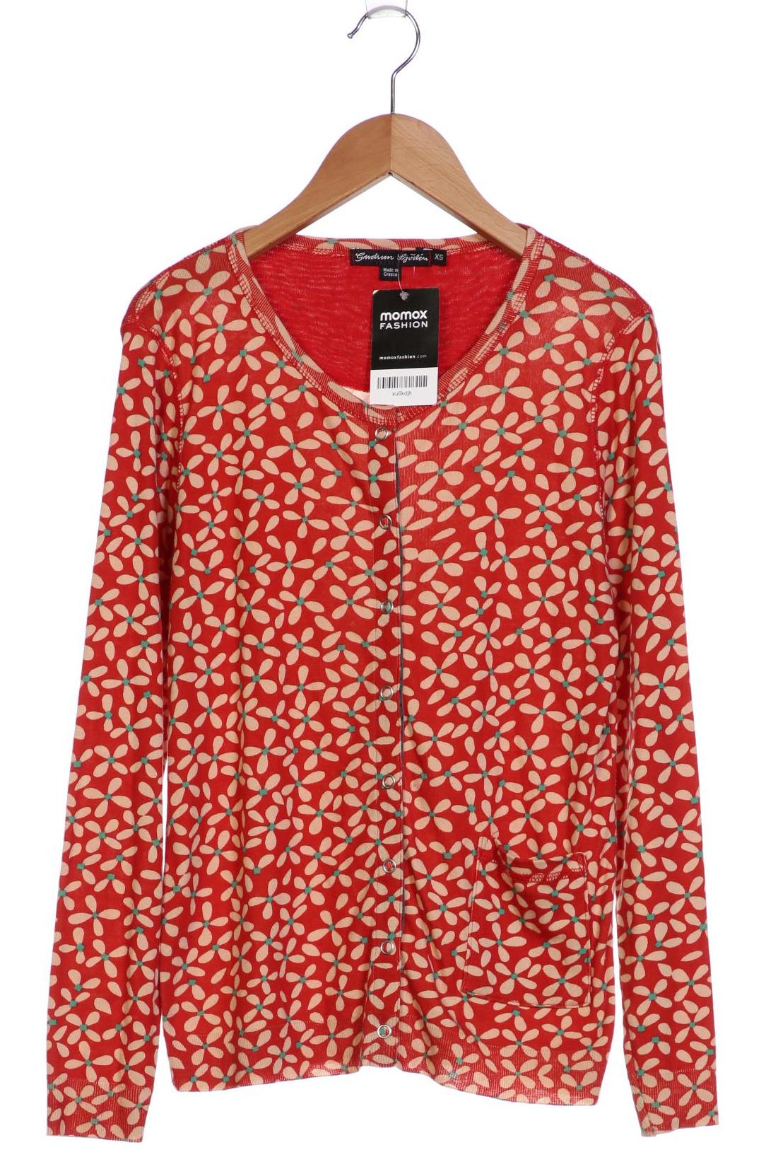 

Gudrun Sjödén Damen Strickjacke, rot, Gr. 34