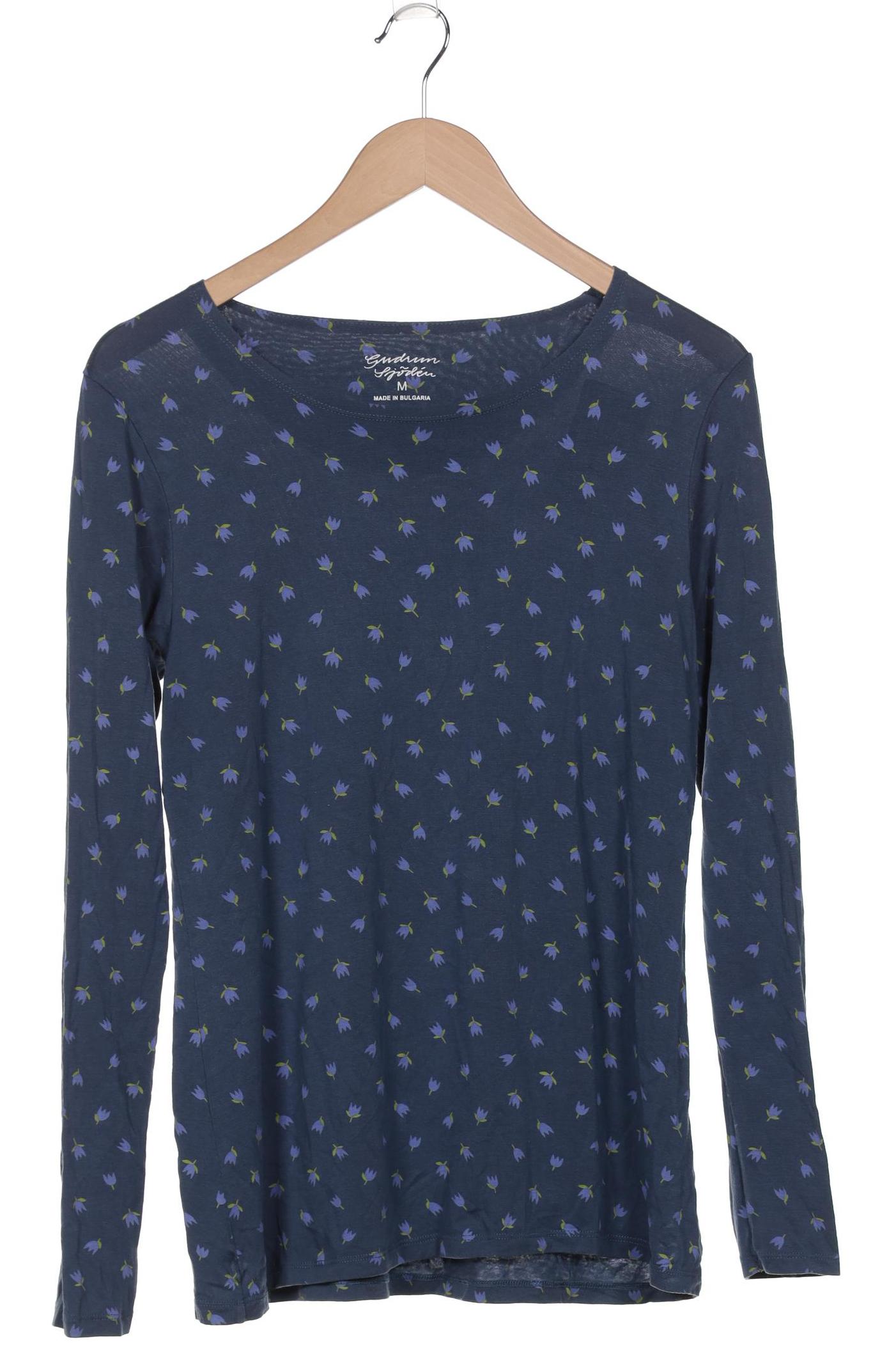

Gudrun Sjödén Damen Langarmshirt, blau, Gr. 38