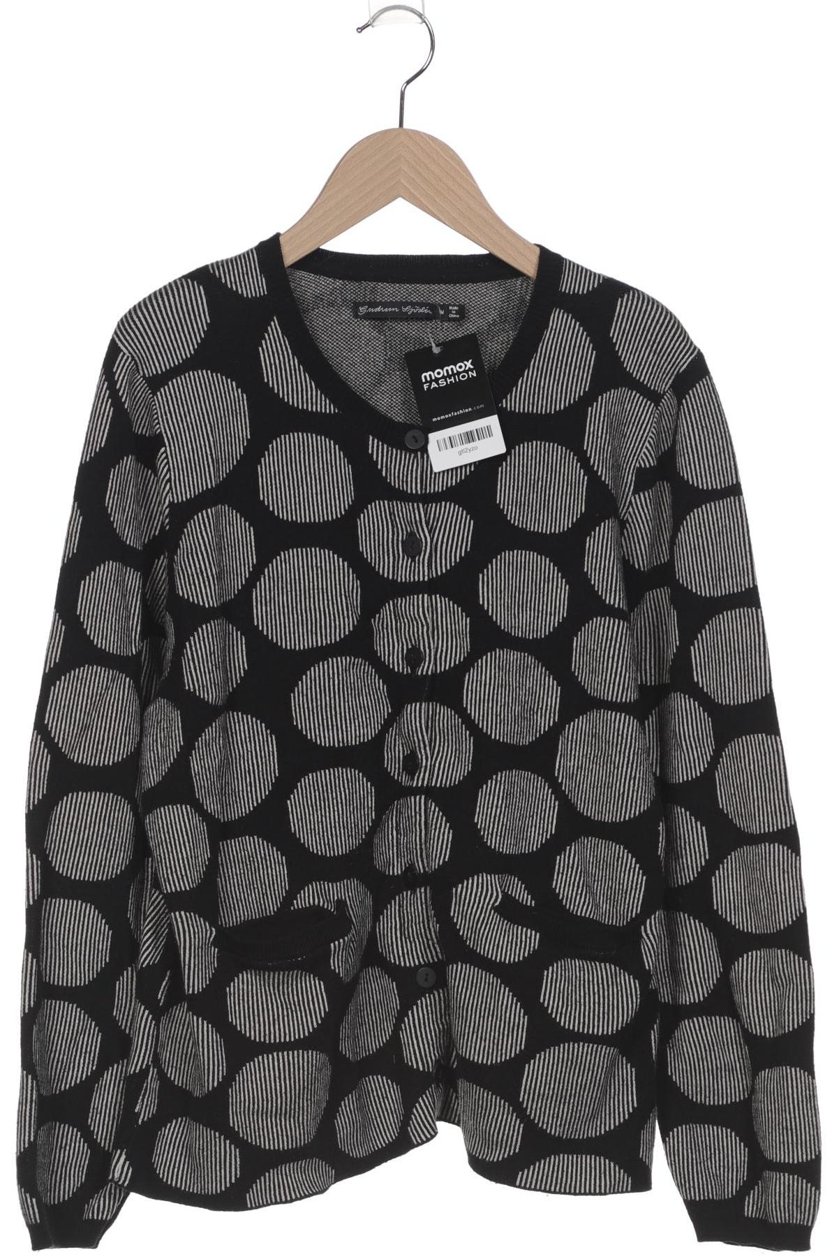 

Gudrun Sjödén Damen Strickjacke, schwarz, Gr. 38