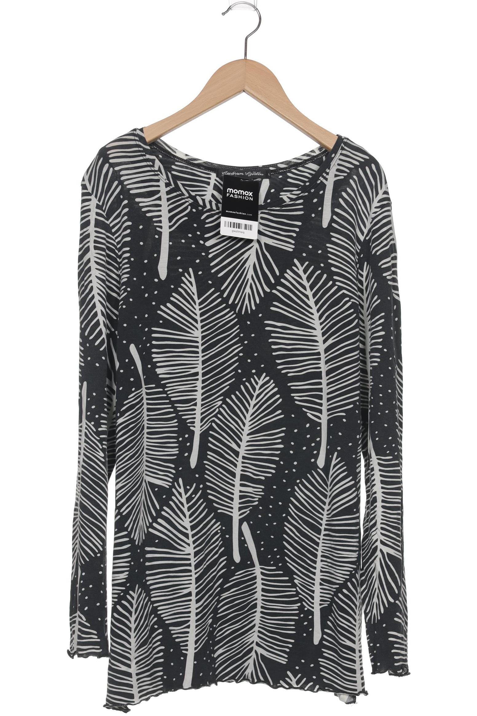 

Gudrun Sjödén Damen Langarmshirt, schwarz, Gr. 42