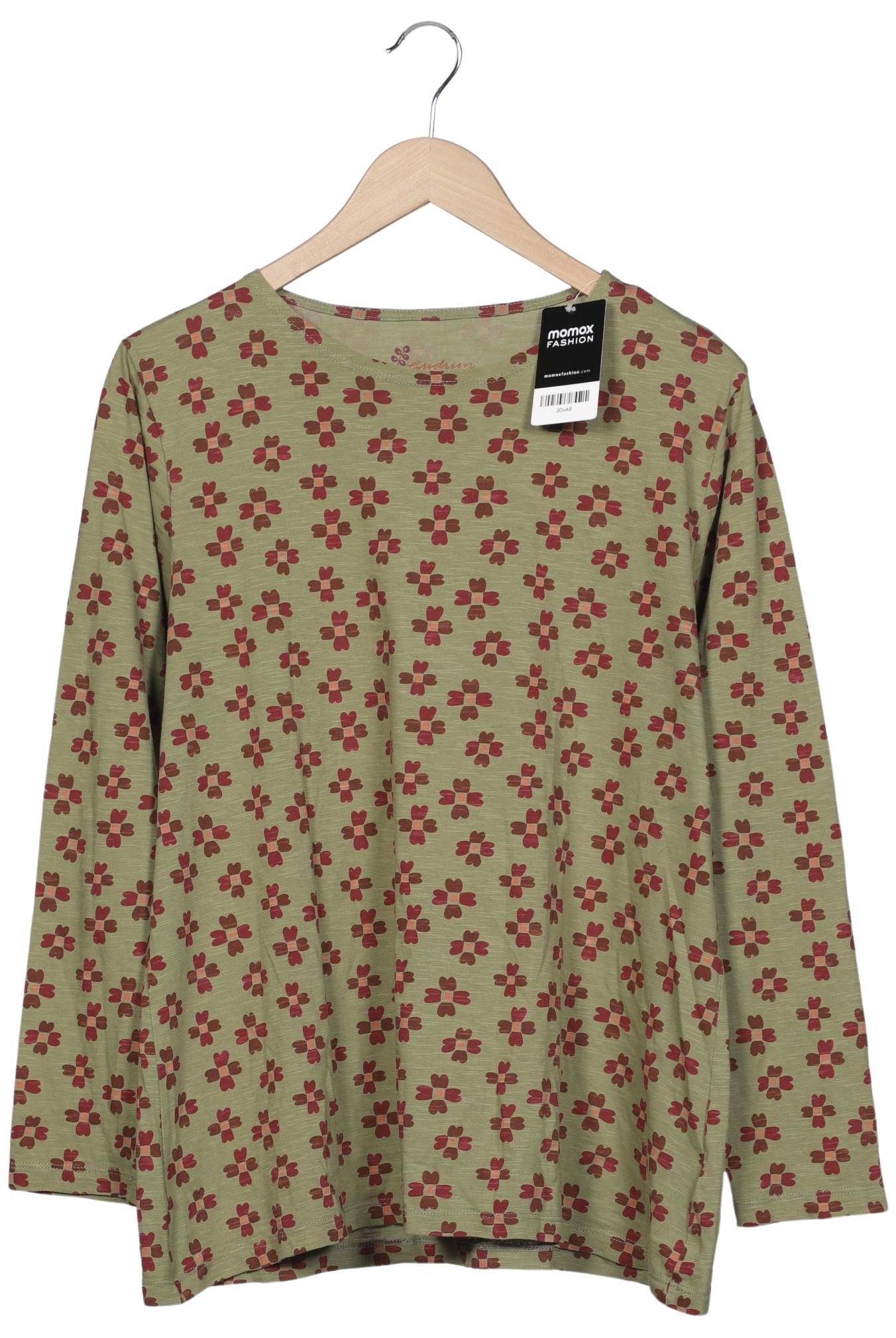 

Gudrun Sjödén Damen Langarmshirt, grün, Gr. 42