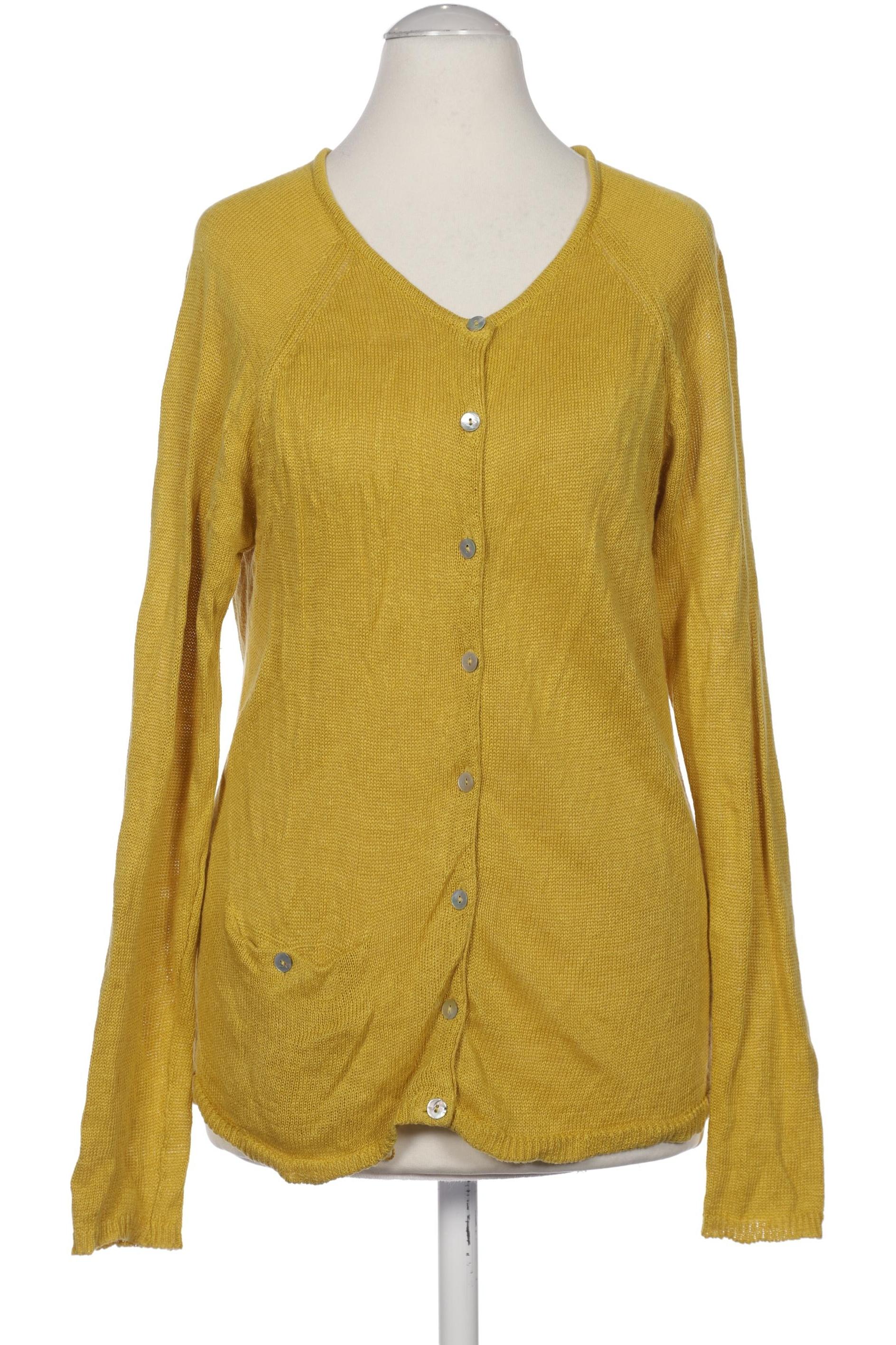 

Gudrun Sjödén Damen Strickjacke, gelb, Gr. 36