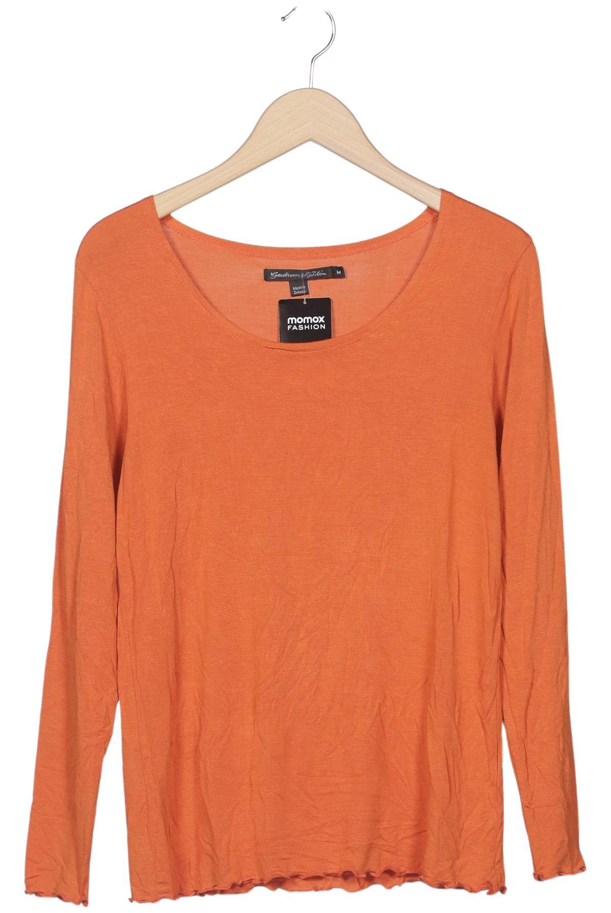 

Gudrun Sjödén Damen Langarmshirt, orange, Gr. 38