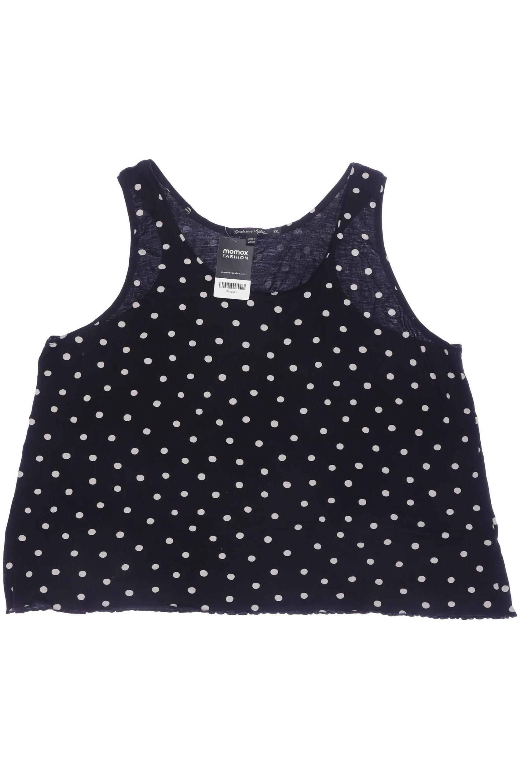 

Gudrun Sjödén Damen Top, schwarz, Gr. 46