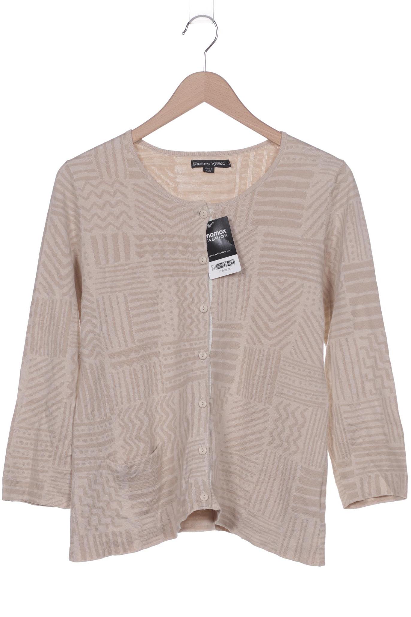 

Gudrun Sjödén Damen Strickjacke, beige, Gr. 38