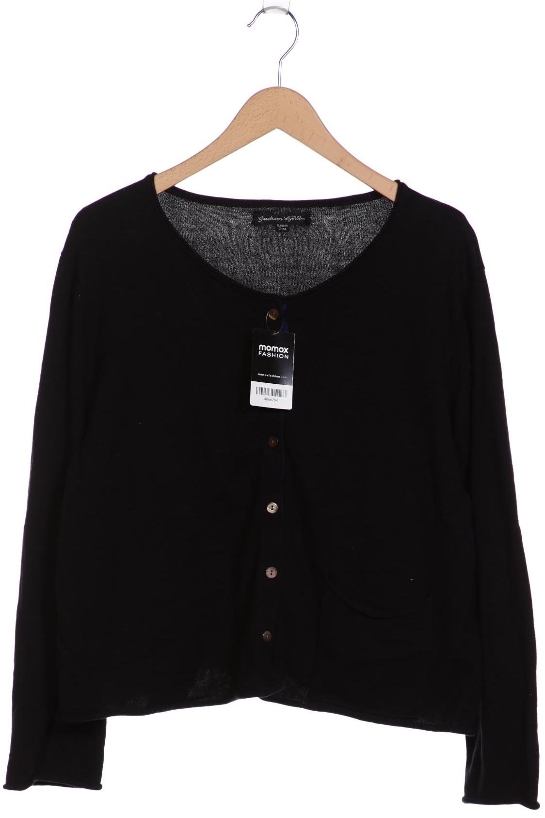 

Gudrun Sjödén Damen Strickjacke, schwarz, Gr. 44