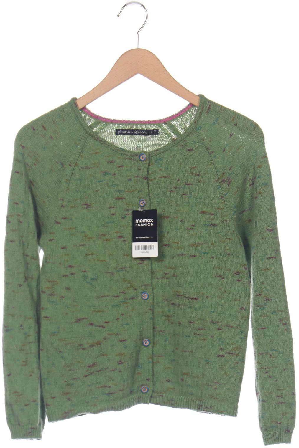 

Gudrun Sjödén Damen Strickjacke, grün, Gr. 36