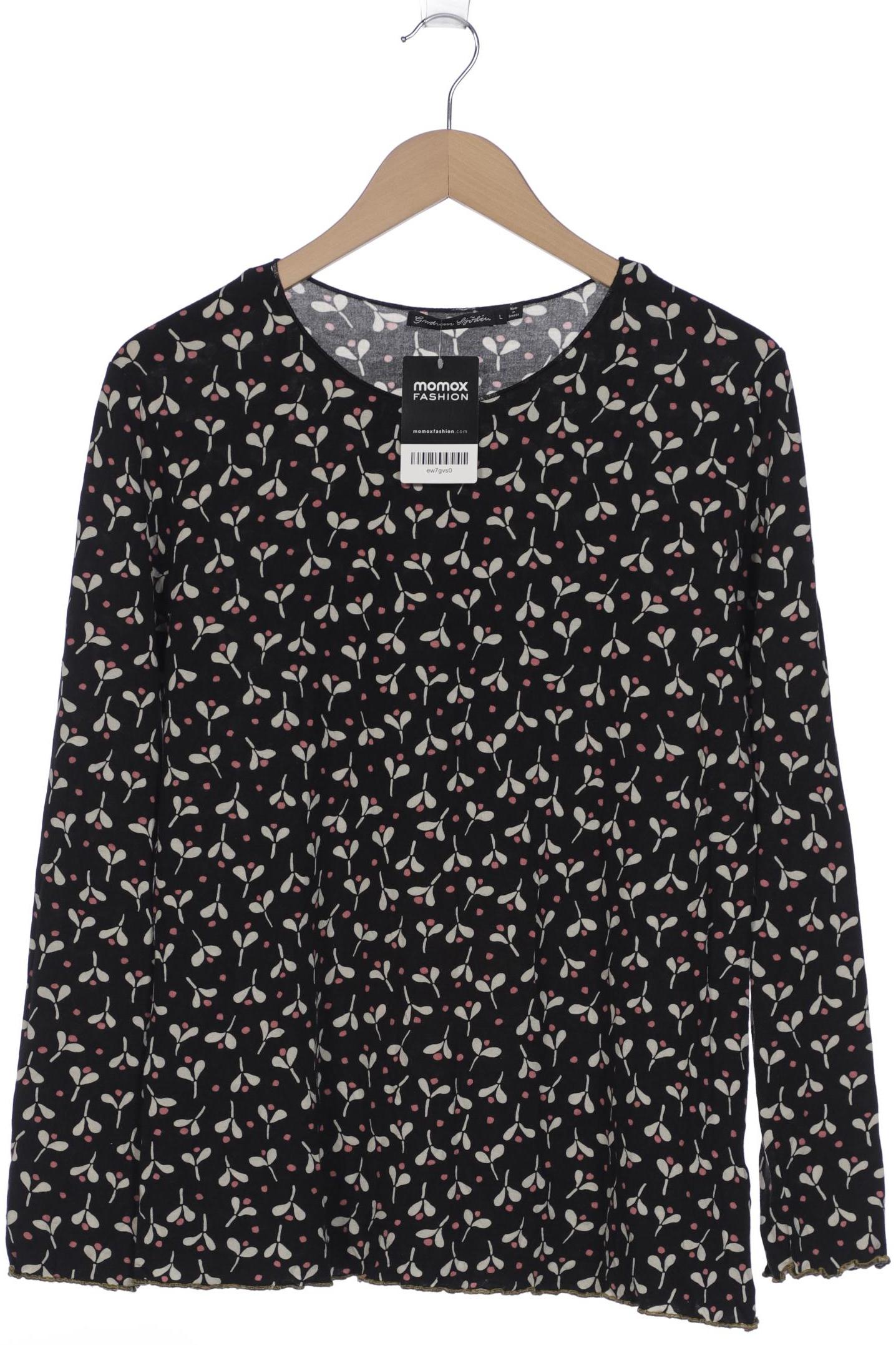 

Gudrun Sjödén Damen Langarmshirt, schwarz, Gr. 42