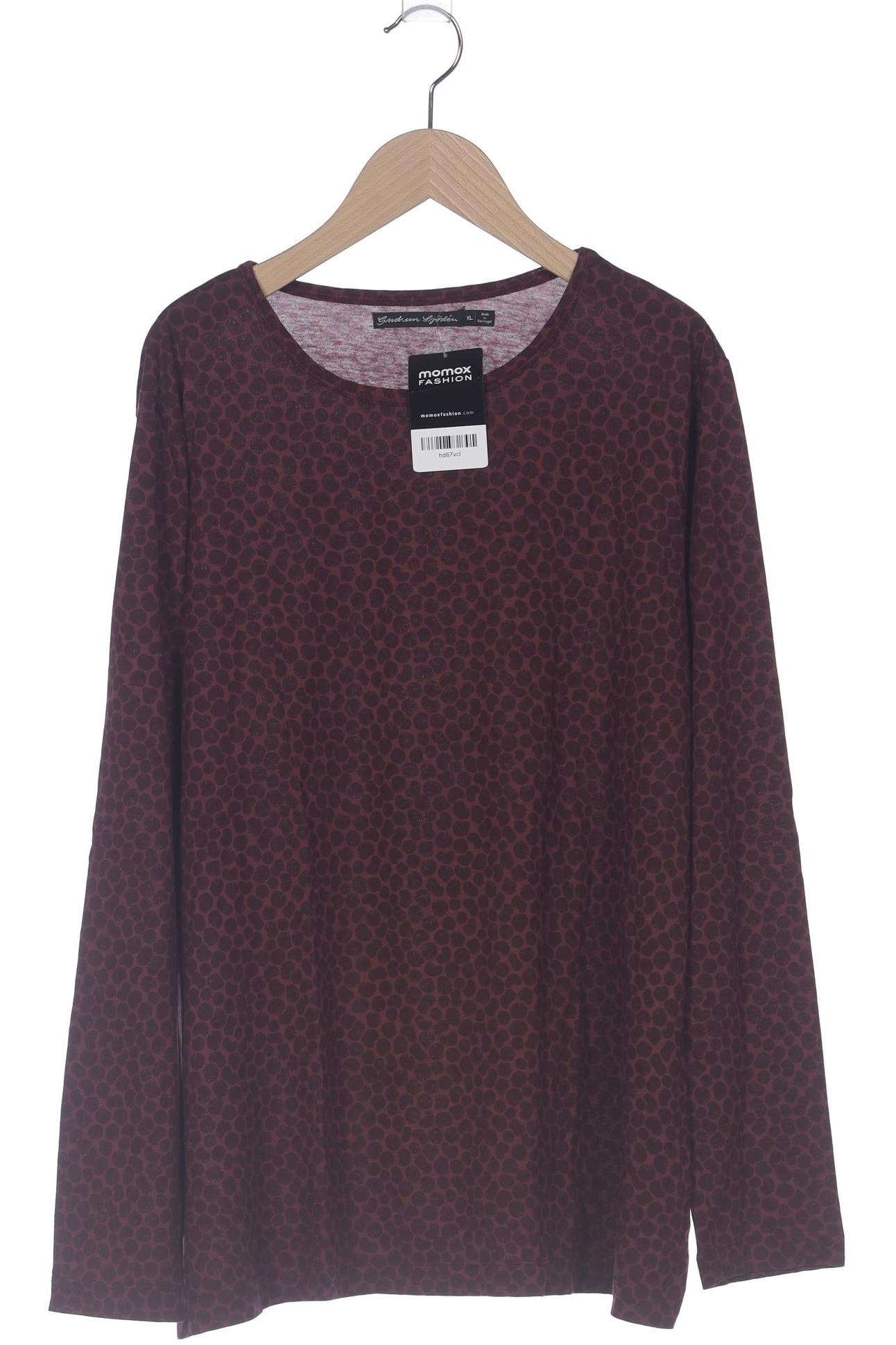 

Gudrun Sjödén Damen Langarmshirt, bordeaux, Gr. 44