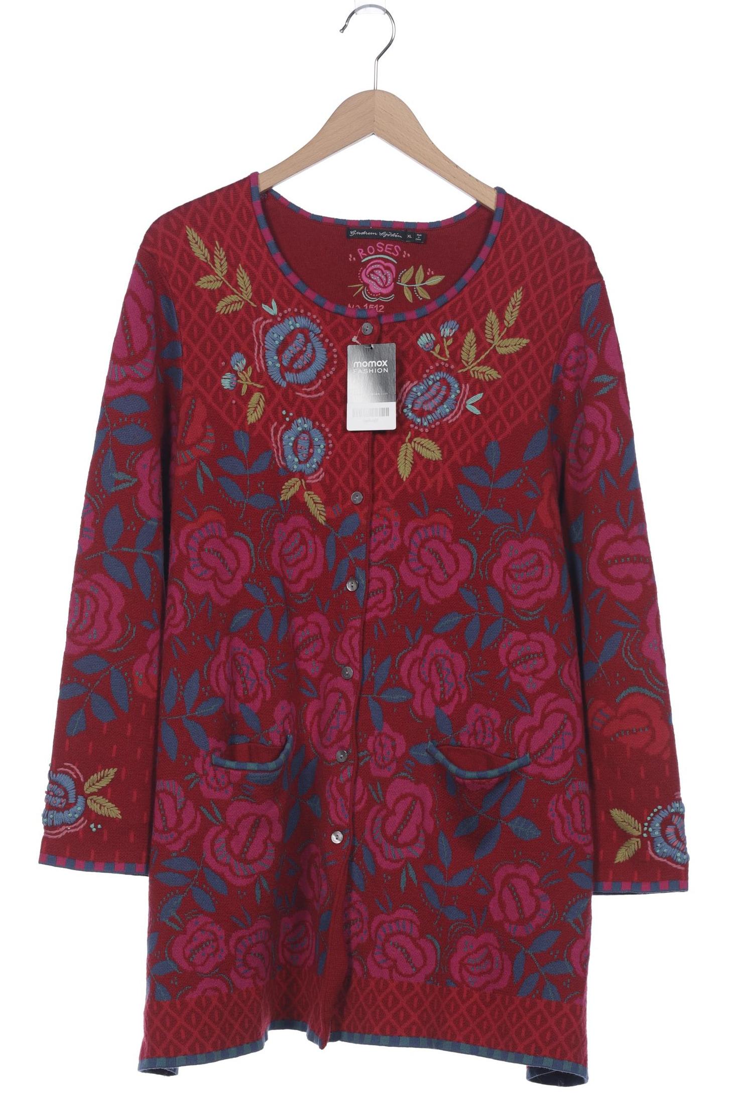 

Gudrun Sjödén Damen Strickjacke, rot, Gr. 44