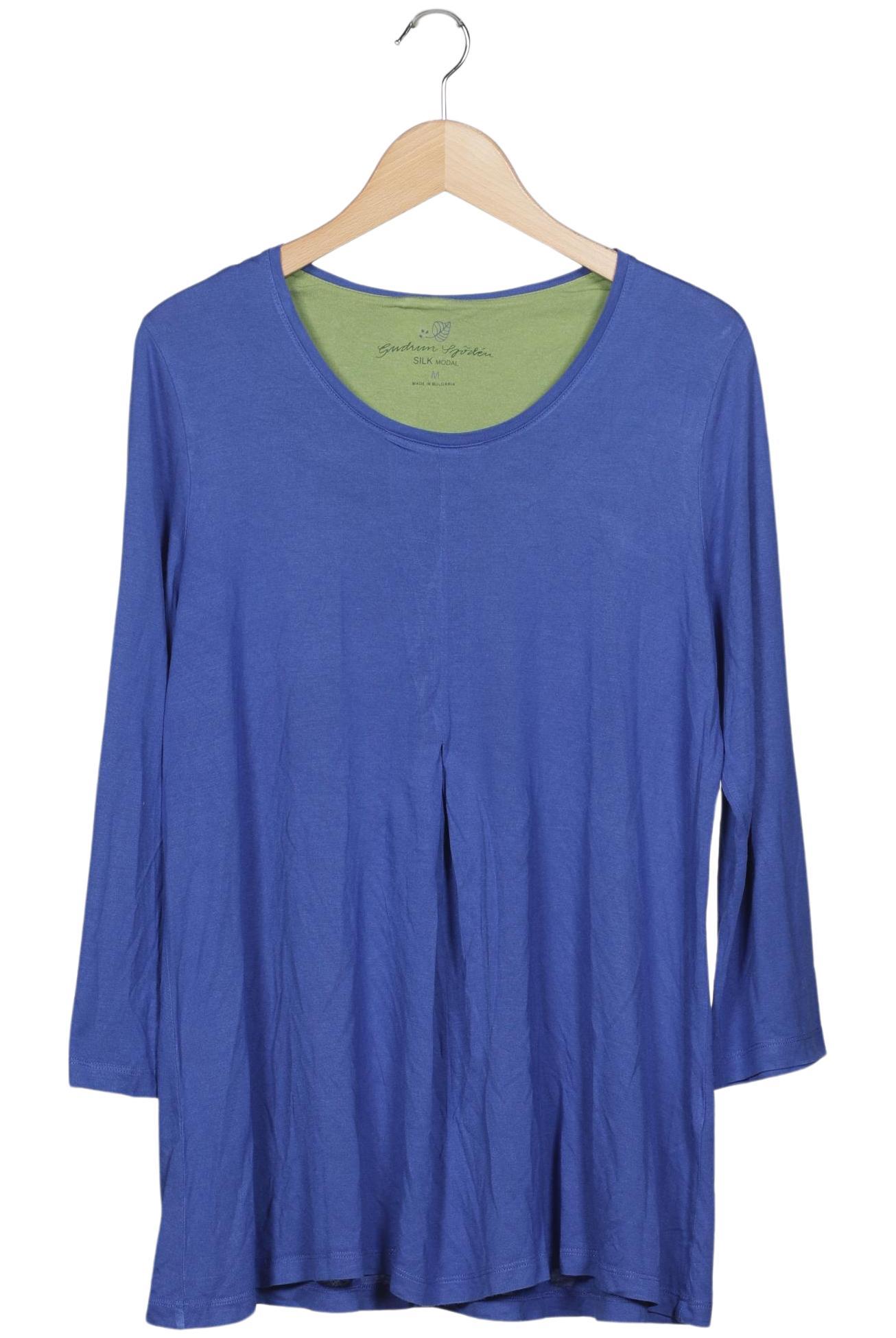 

Gudrun Sjödén Damen Langarmshirt, blau, Gr. 38
