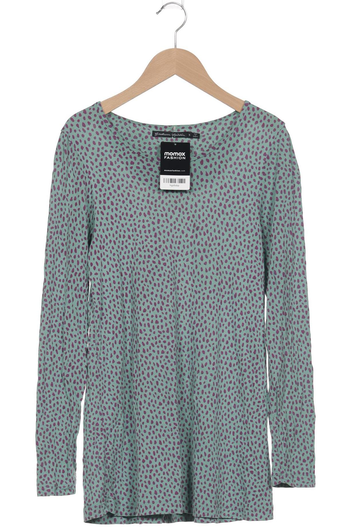 

Gudrun Sjödén Damen Langarmshirt, türkis, Gr. 36