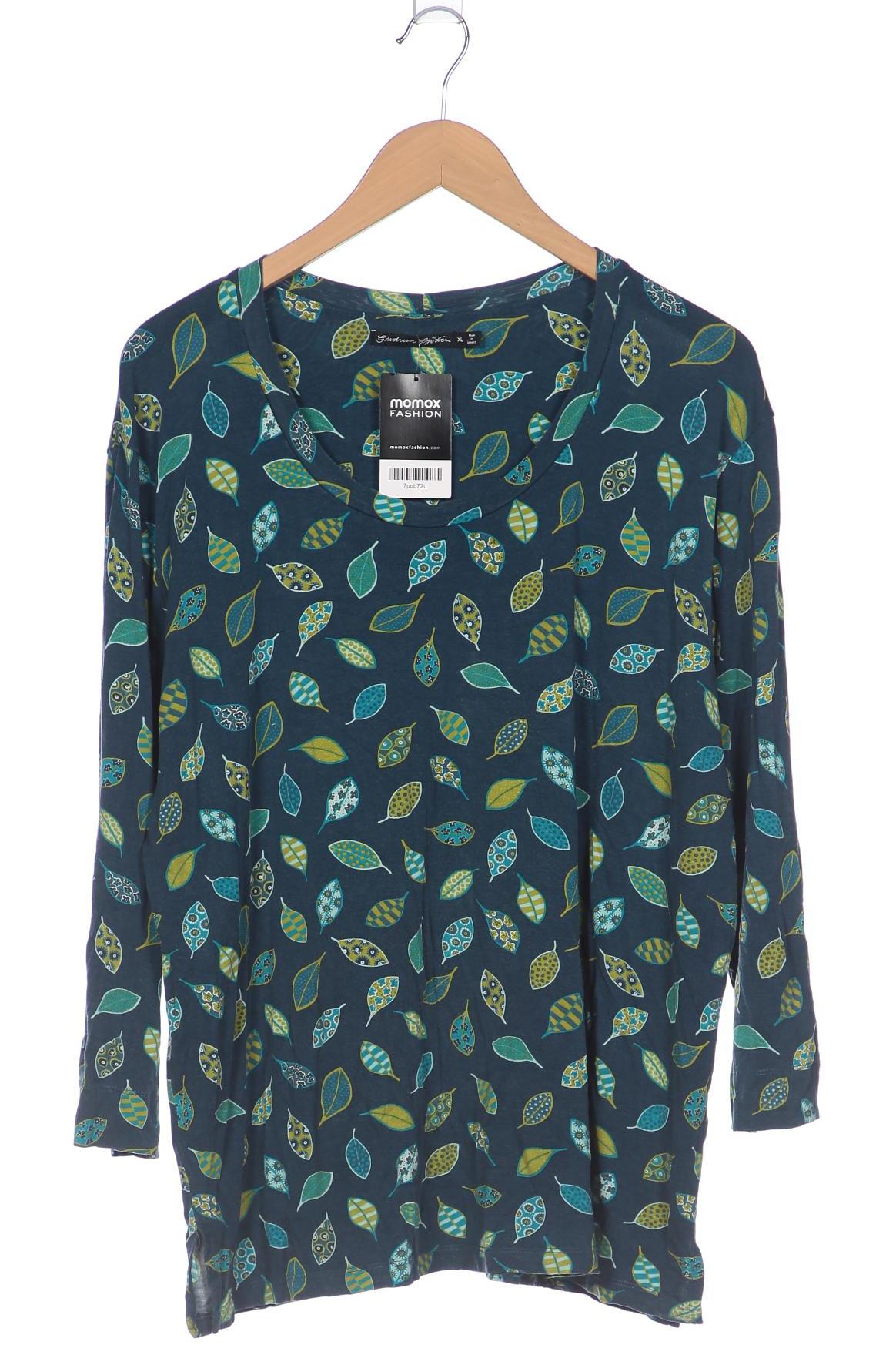 

Gudrun Sjödén Damen Langarmshirt, blau, Gr. 44