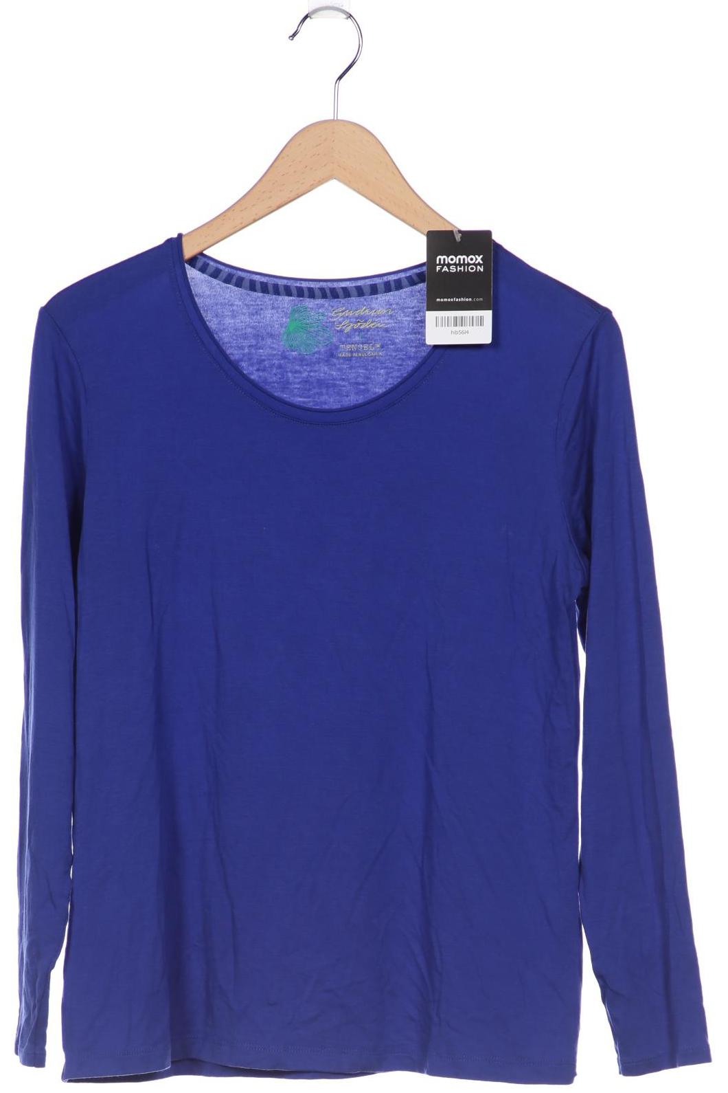 

Gudrun Sjödén Damen Langarmshirt, marineblau, Gr. 42