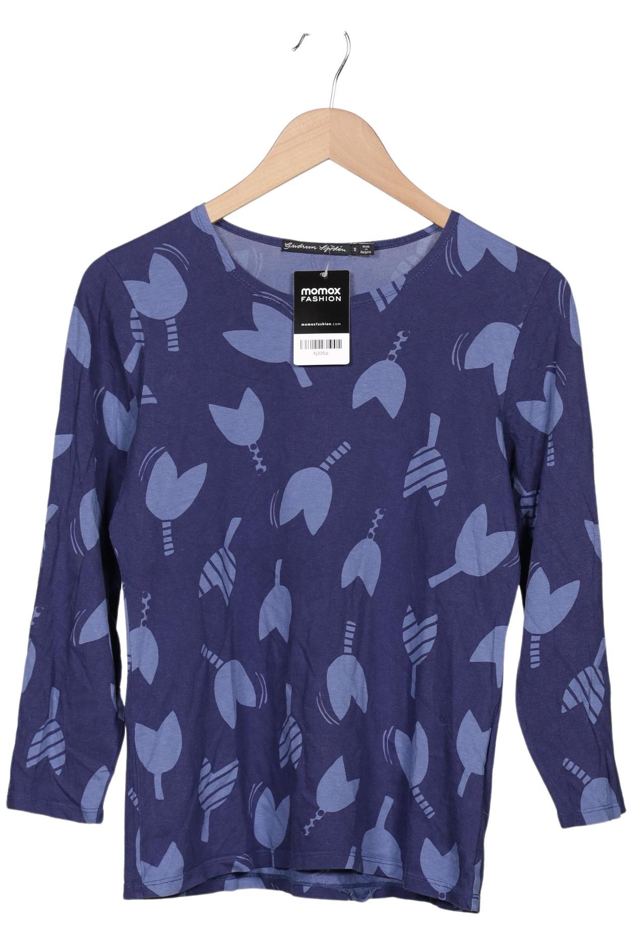 

Gudrun Sjödén Damen Langarmshirt, marineblau, Gr. 36