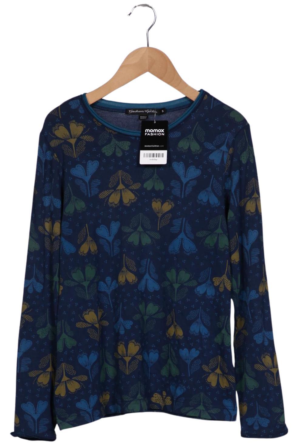 

Gudrun Sjödén Damen Langarmshirt, marineblau, Gr. 36