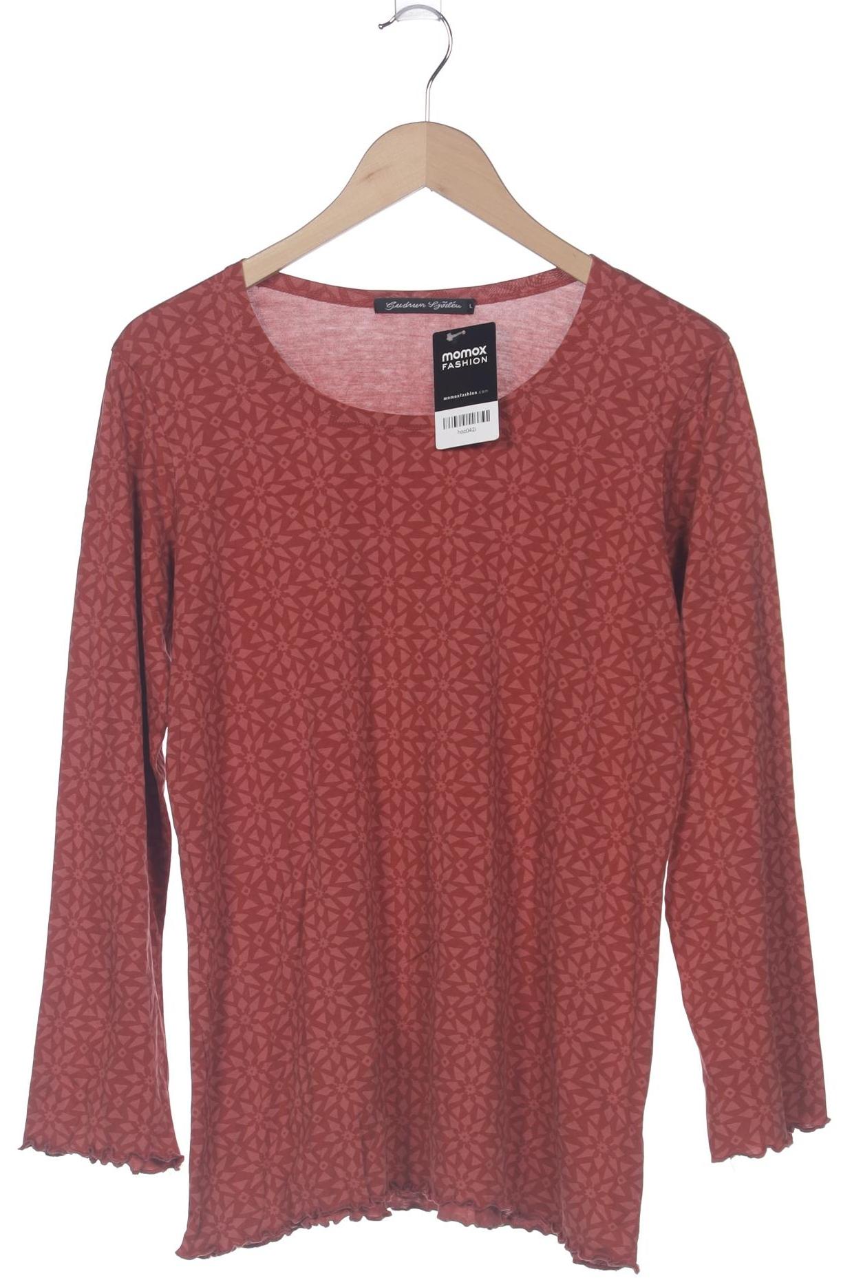 

Gudrun Sjödén Damen Langarmshirt, rot, Gr. 42