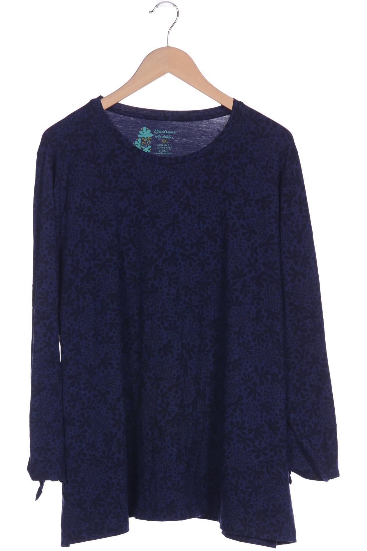 

Gudrun Sjödén Damen Langarmshirt, marineblau, Gr. 46