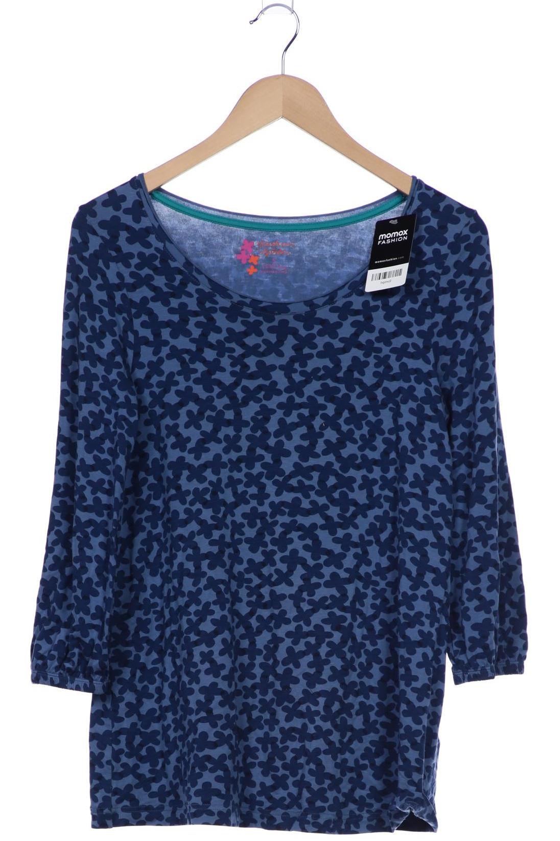 

Gudrun Sjödén Damen Langarmshirt, blau, Gr. 36