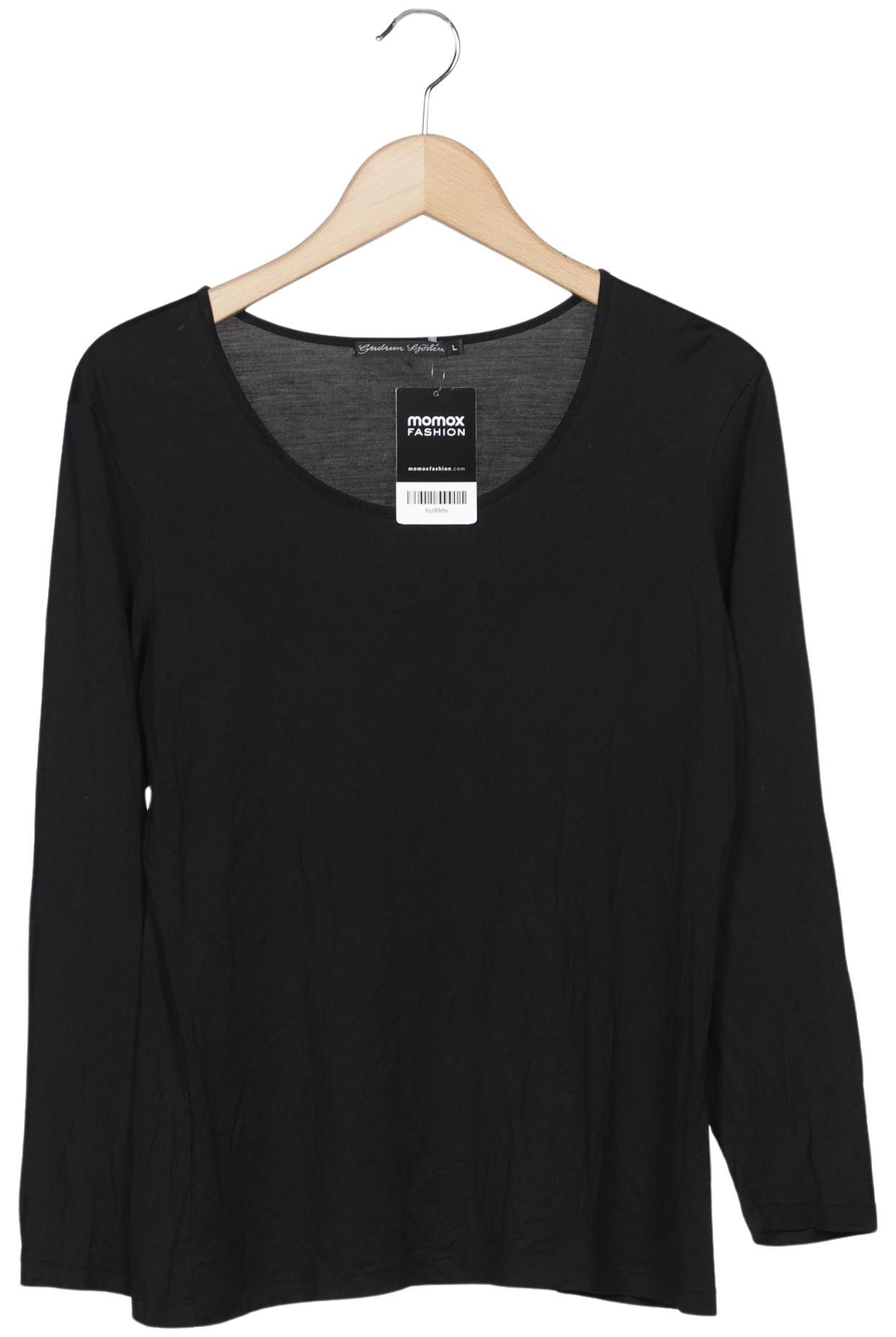 

Gudrun Sjödén Damen Langarmshirt, schwarz, Gr. 42