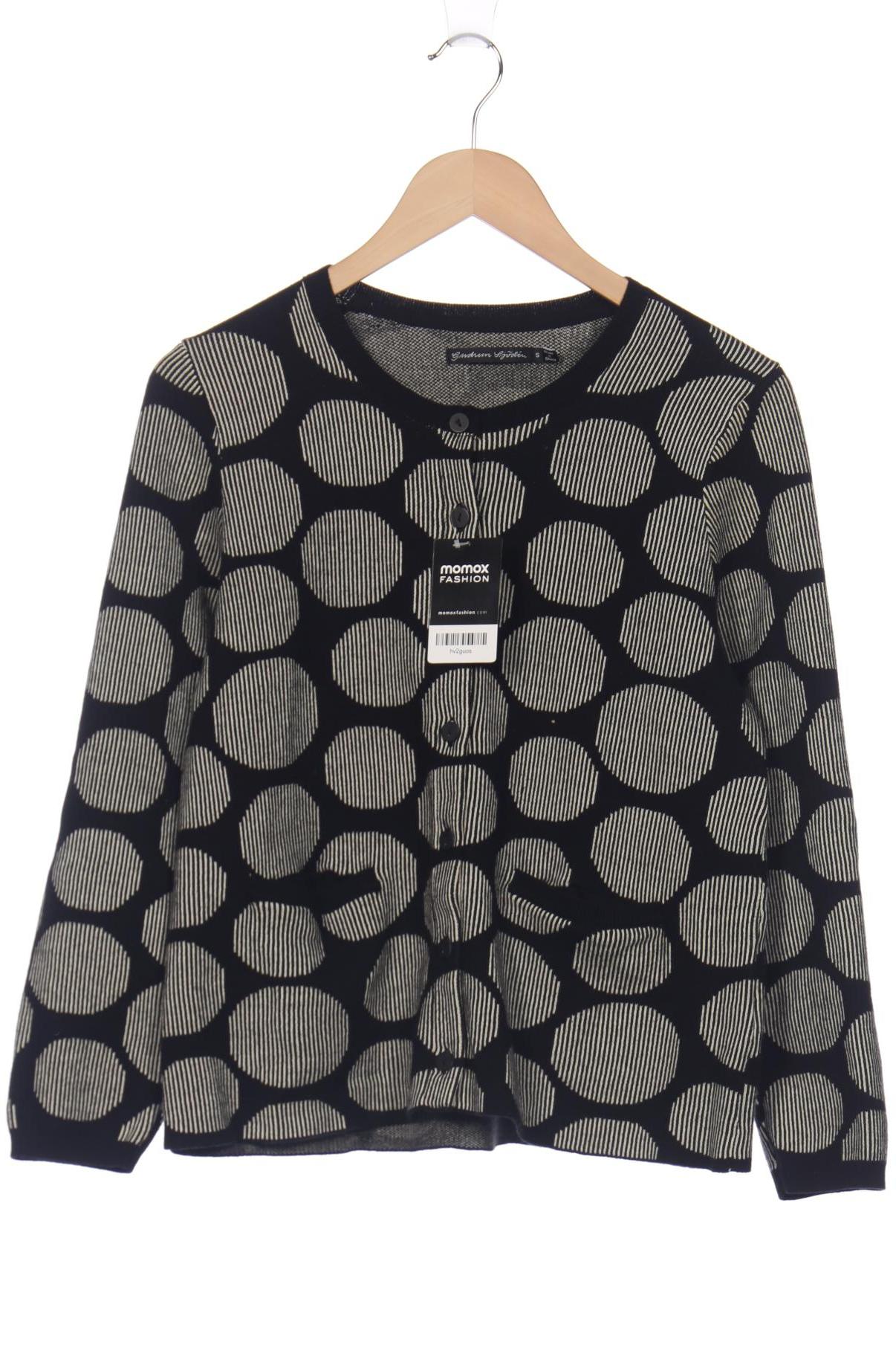 

Gudrun Sjödén Damen Strickjacke, schwarz, Gr. 36