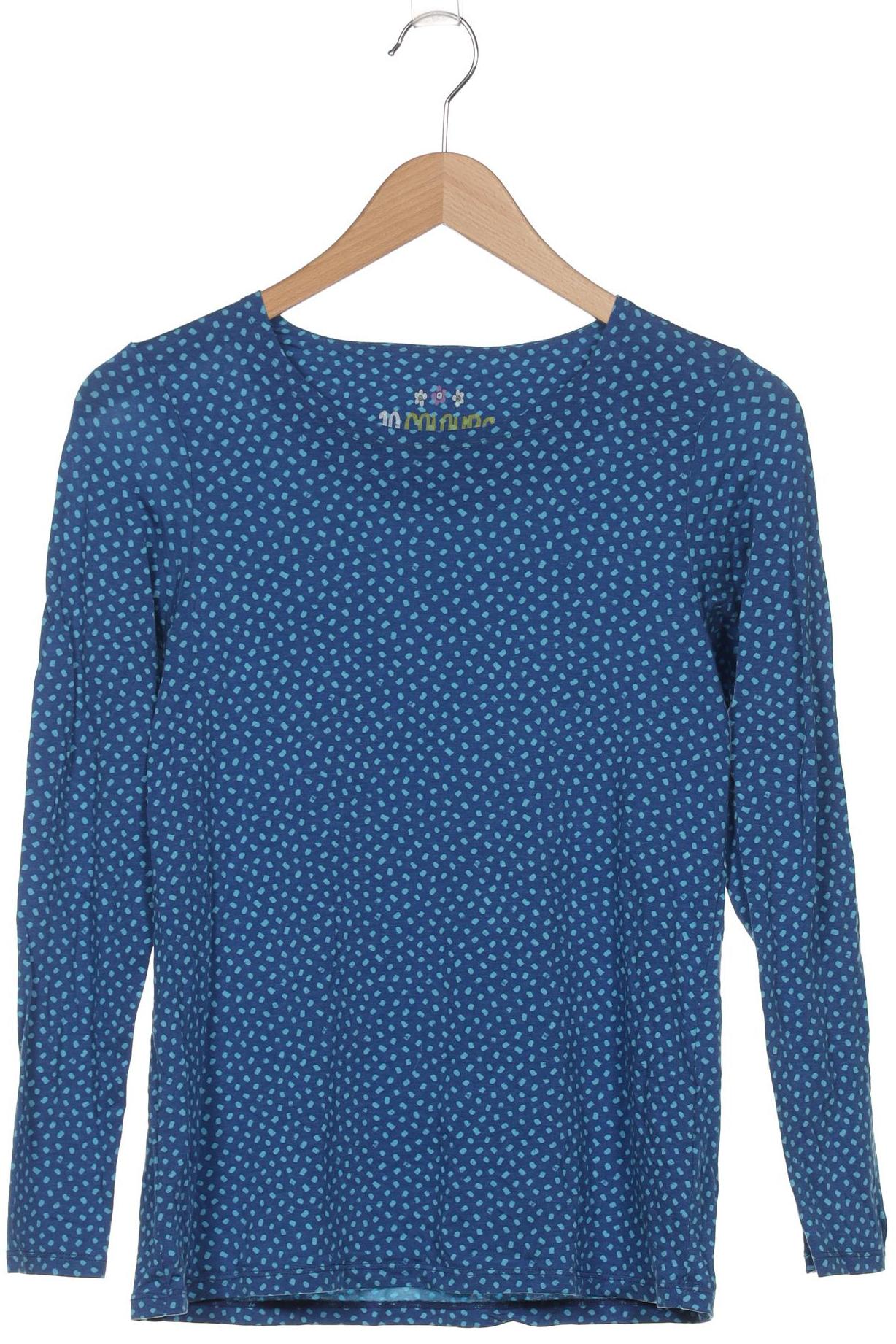 

Gudrun Sjödén Damen Langarmshirt, blau, Gr. 36