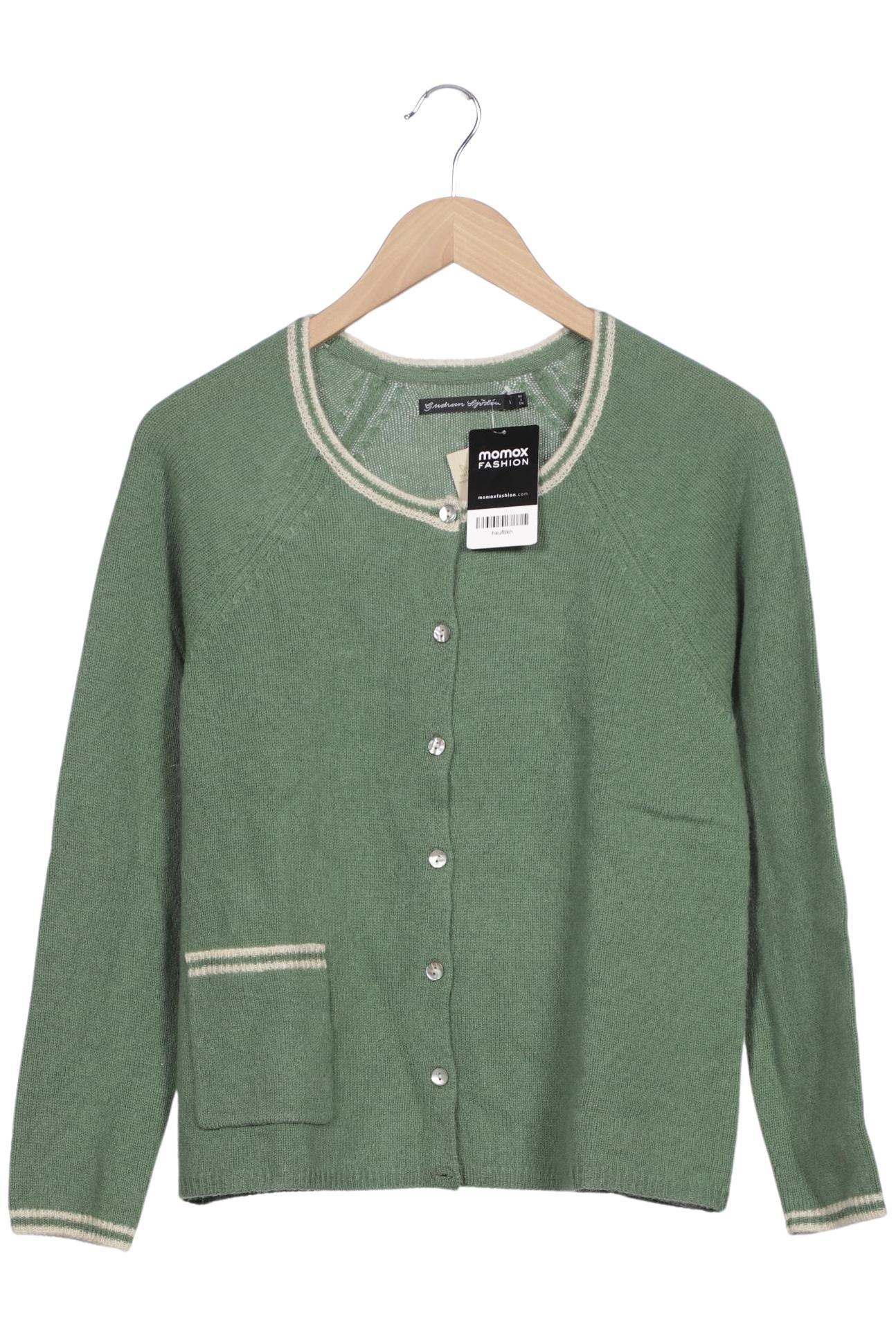 

Gudrun Sjödén Damen Strickjacke, grün, Gr. 38