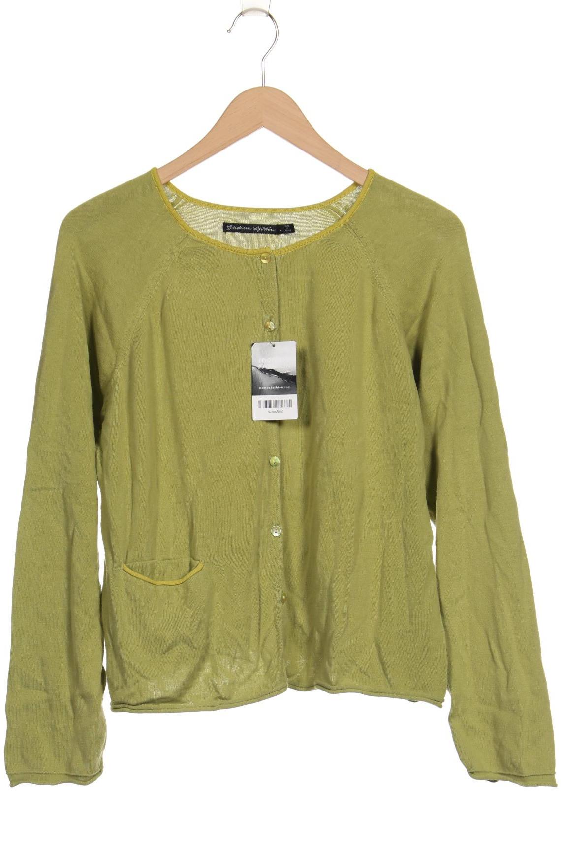 

Gudrun Sjödén Damen Strickjacke, grün, Gr. 42