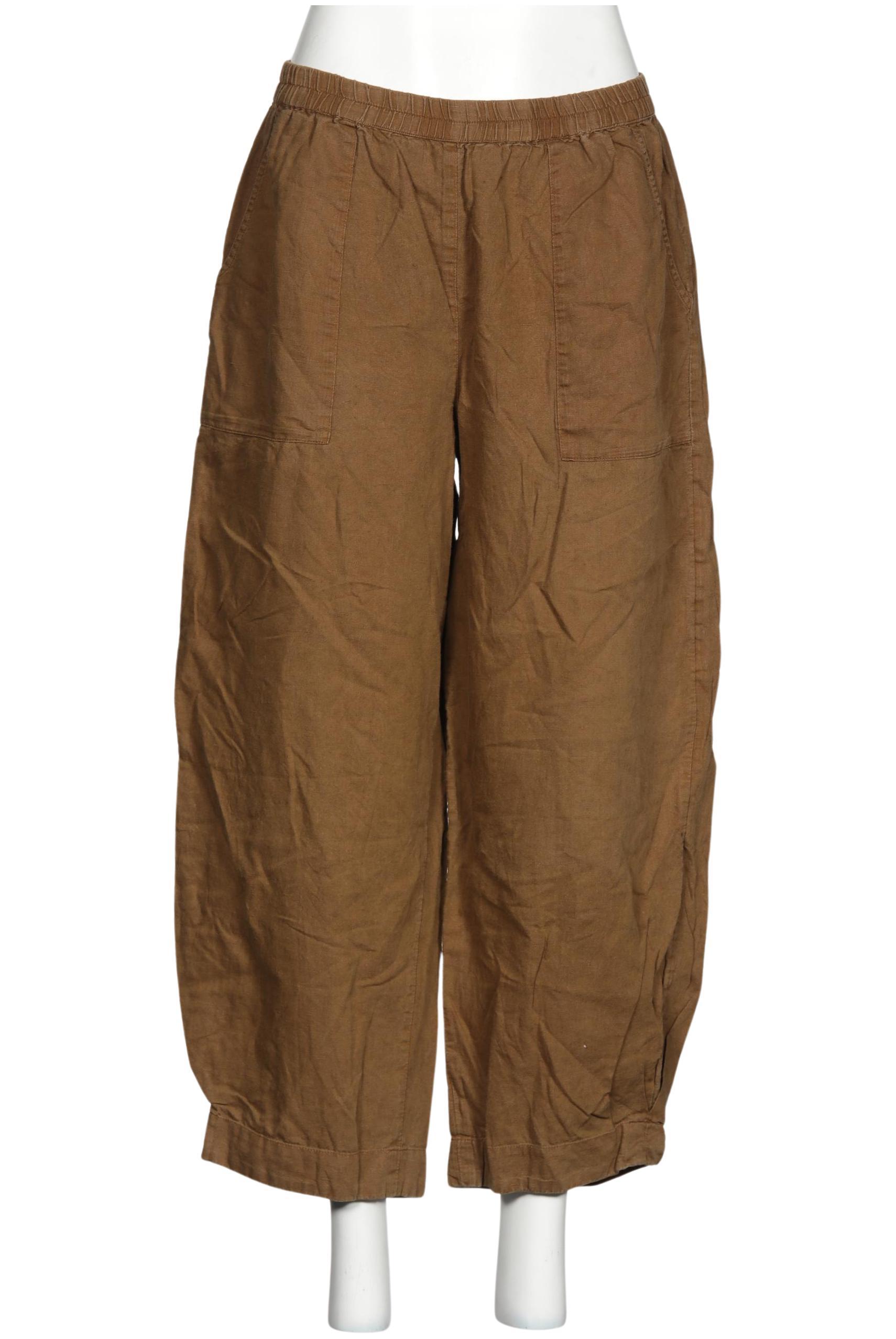 

Gudrun Sjödén Damen Stoffhose, braun, Gr. 0