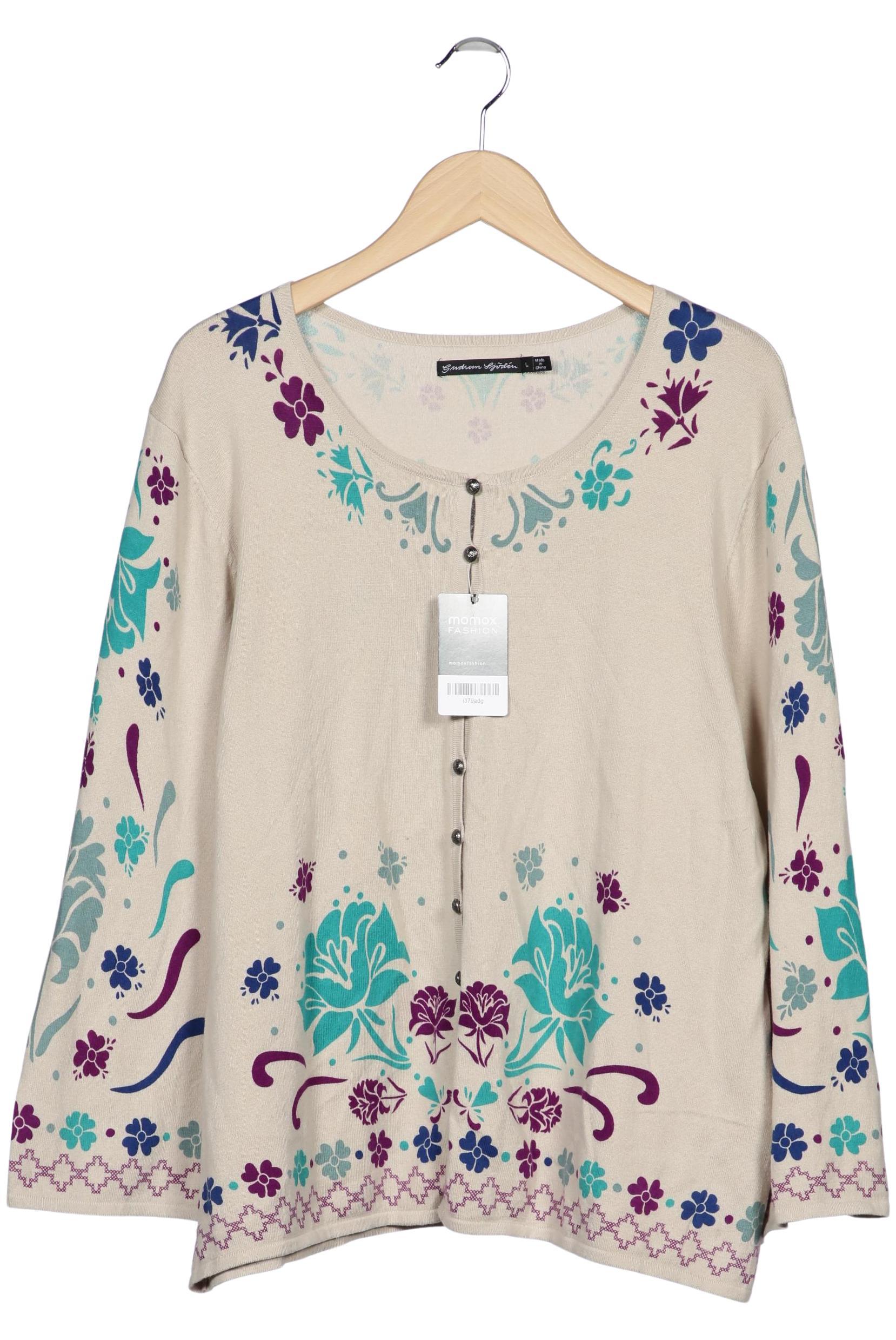 

Gudrun Sjödén Damen Strickjacke, beige, Gr. 42