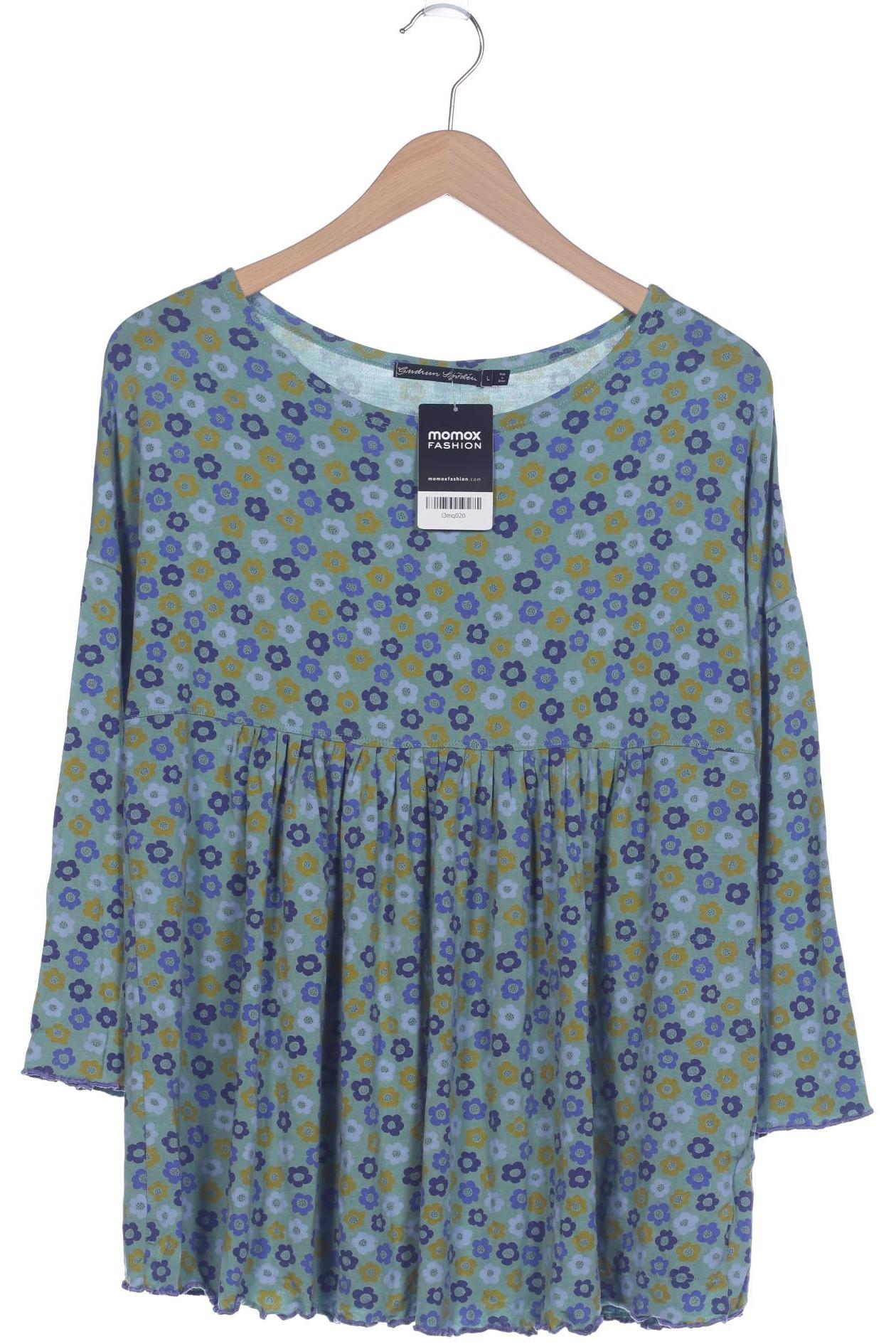 

Gudrun Sjödén Damen Langarmshirt, grün, Gr. 42