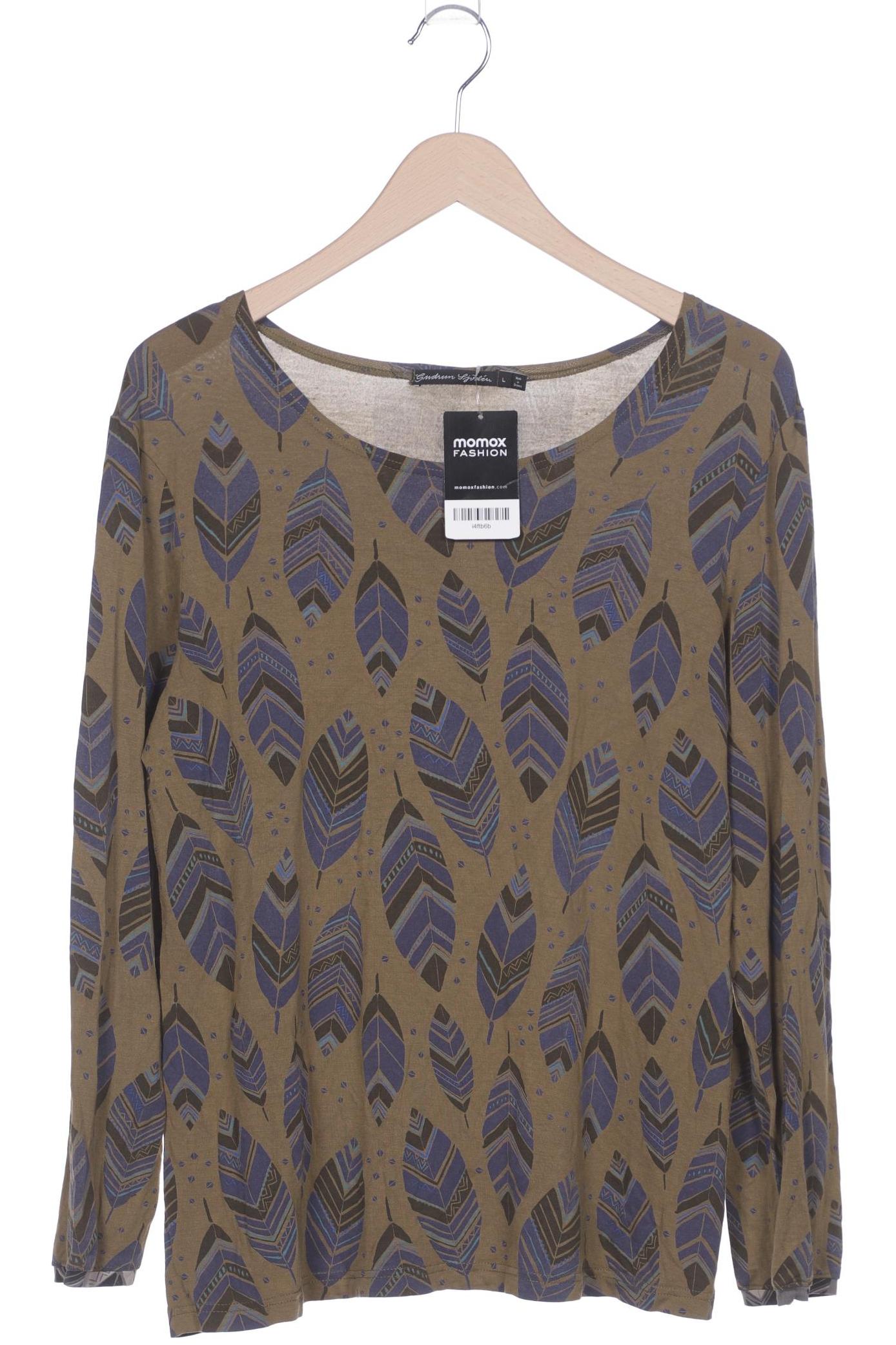 

Gudrun Sjödén Damen Langarmshirt, grün, Gr. 42