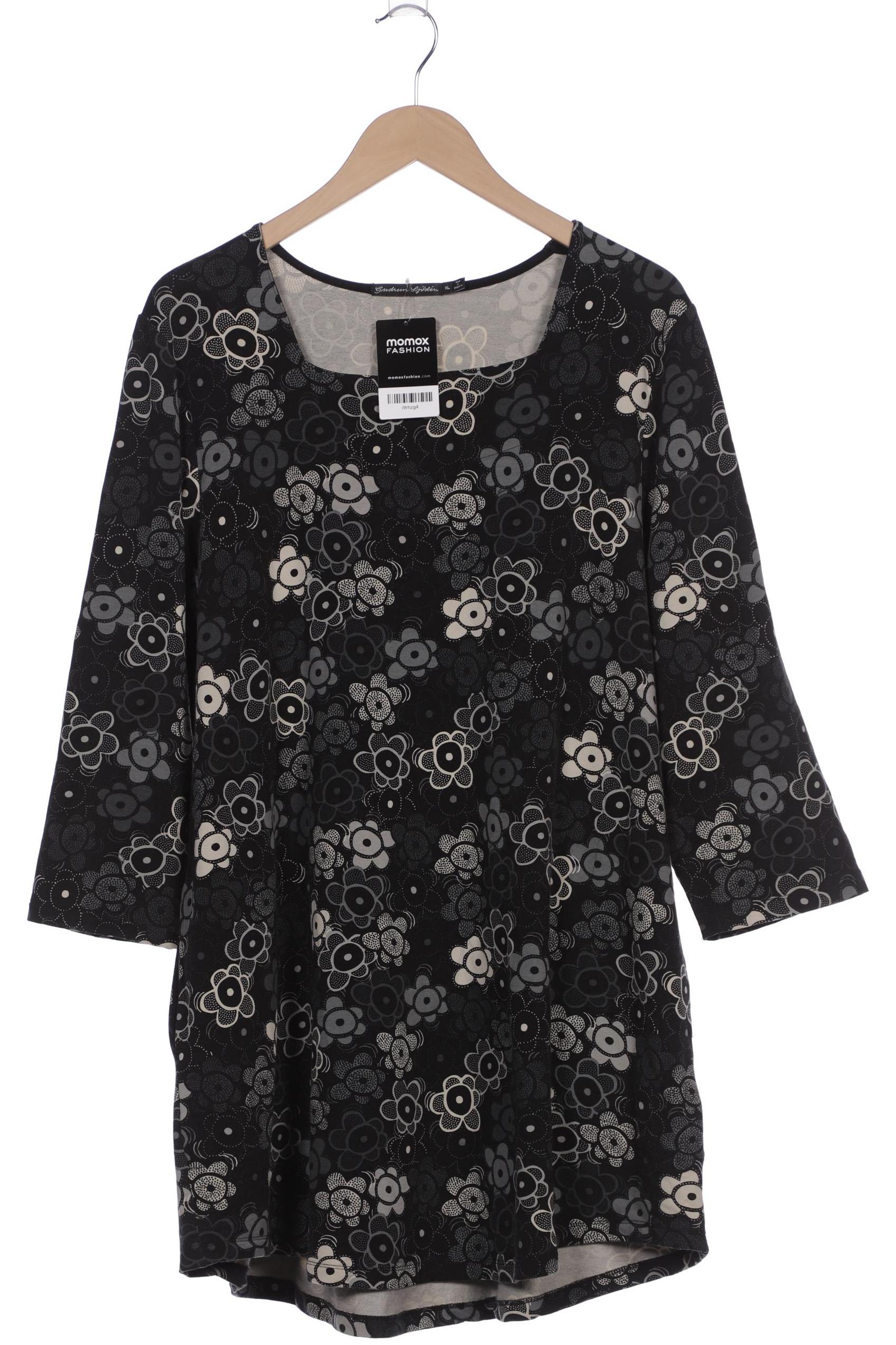

Gudrun Sjödén Damen Langarmshirt, schwarz, Gr. 44