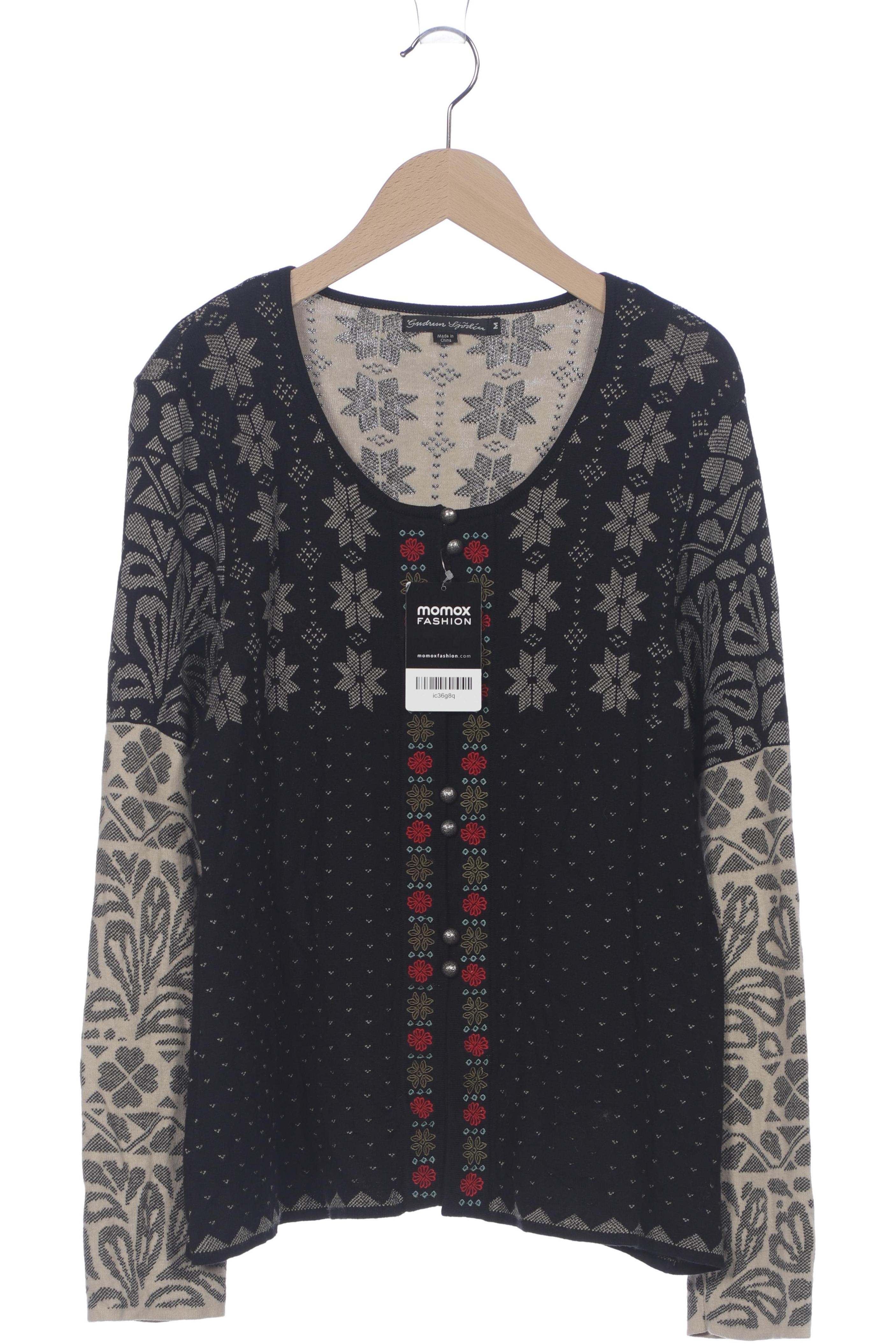 

Gudrun Sjödén Damen Strickjacke, schwarz, Gr. 38