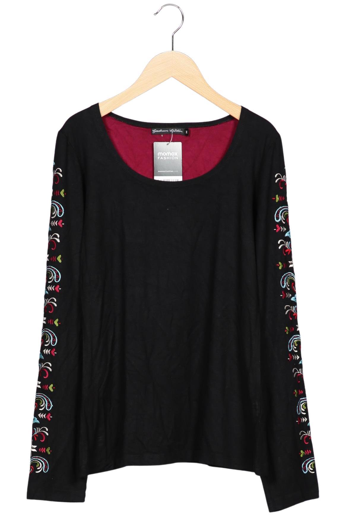 

Gudrun Sjödén Damen Langarmshirt, schwarz, Gr. 38