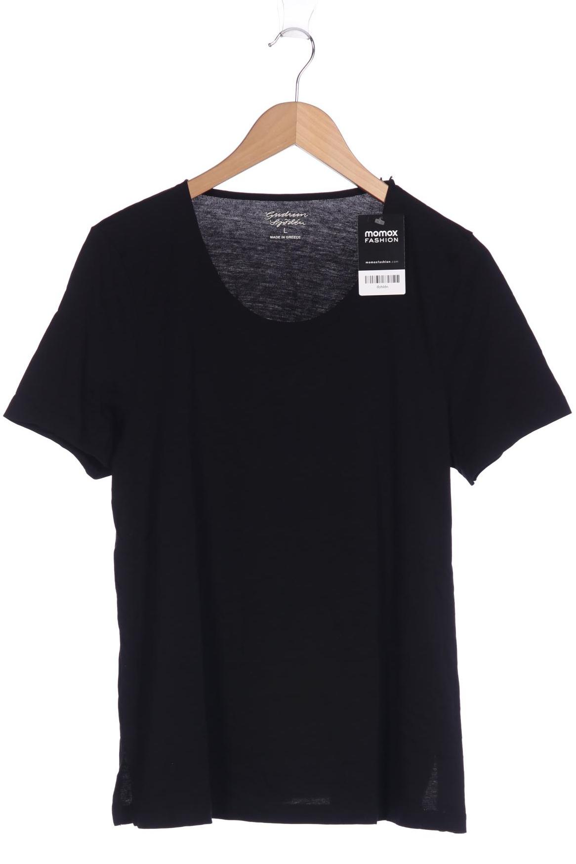 

Gudrun Sjödén Damen Langarmshirt, schwarz, Gr. 42