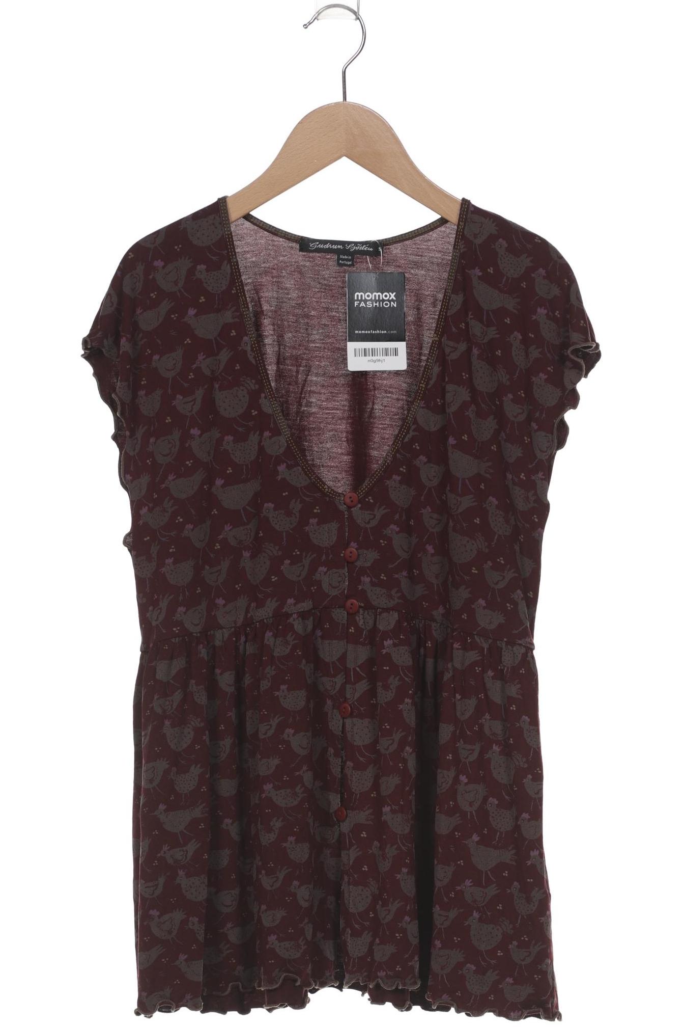 

Gudrun Sjödén Damen Bluse, bordeaux, Gr. 36