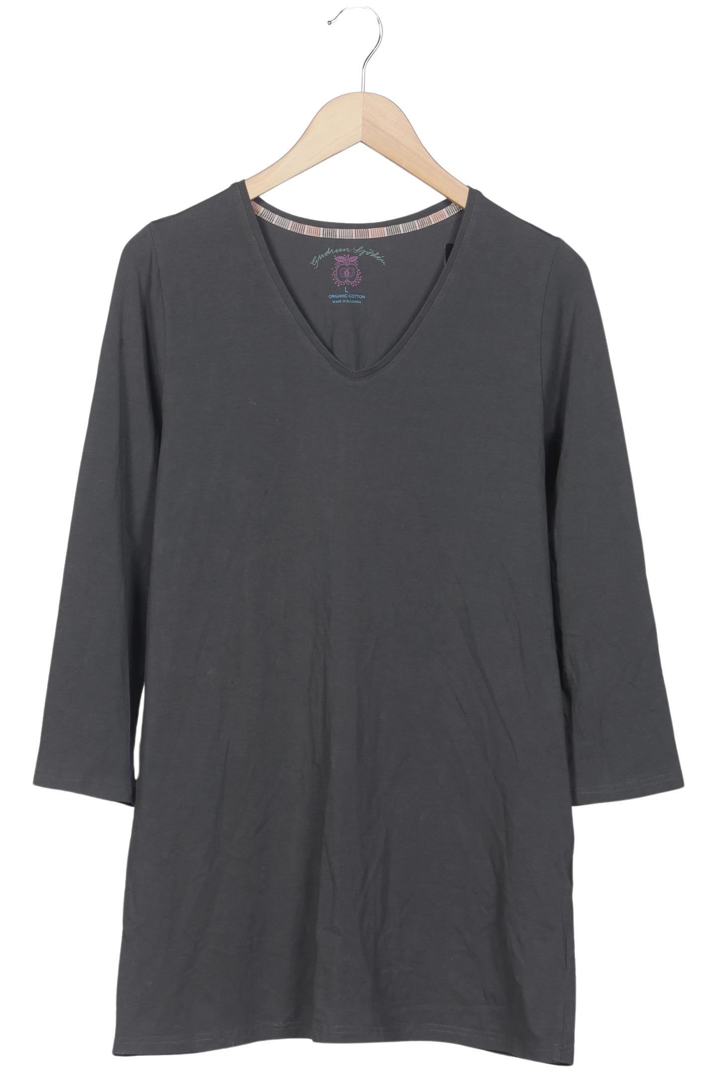

Gudrun Sjödén Damen Langarmshirt, grau, Gr. 42