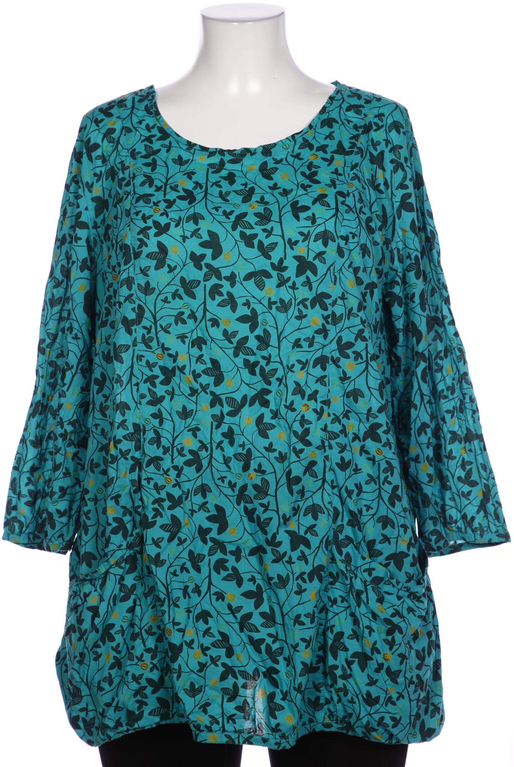 

Gudrun Sjödén Damen Bluse, türkis, Gr. 42