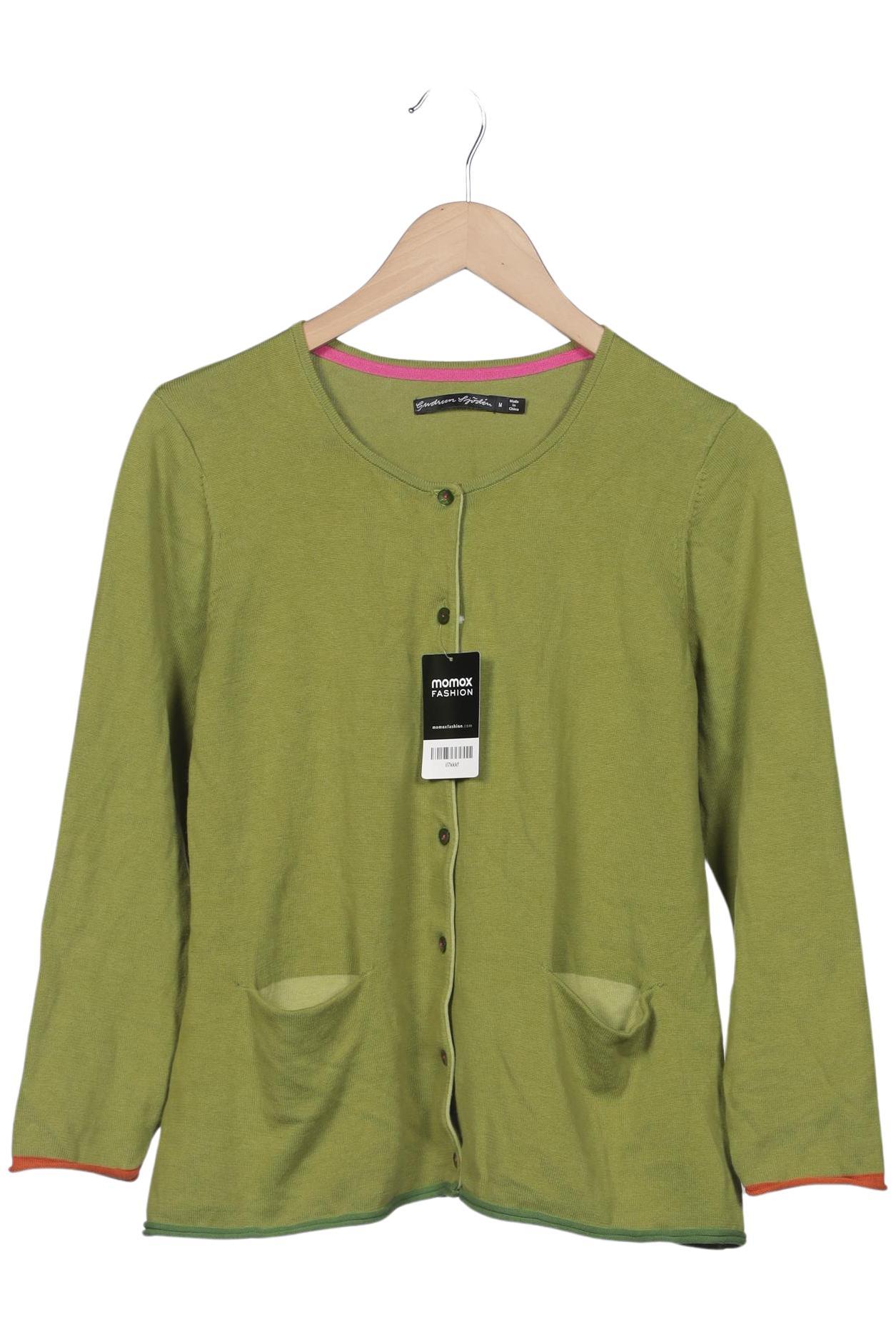 

Gudrun Sjödén Damen Strickjacke, grün, Gr. 38